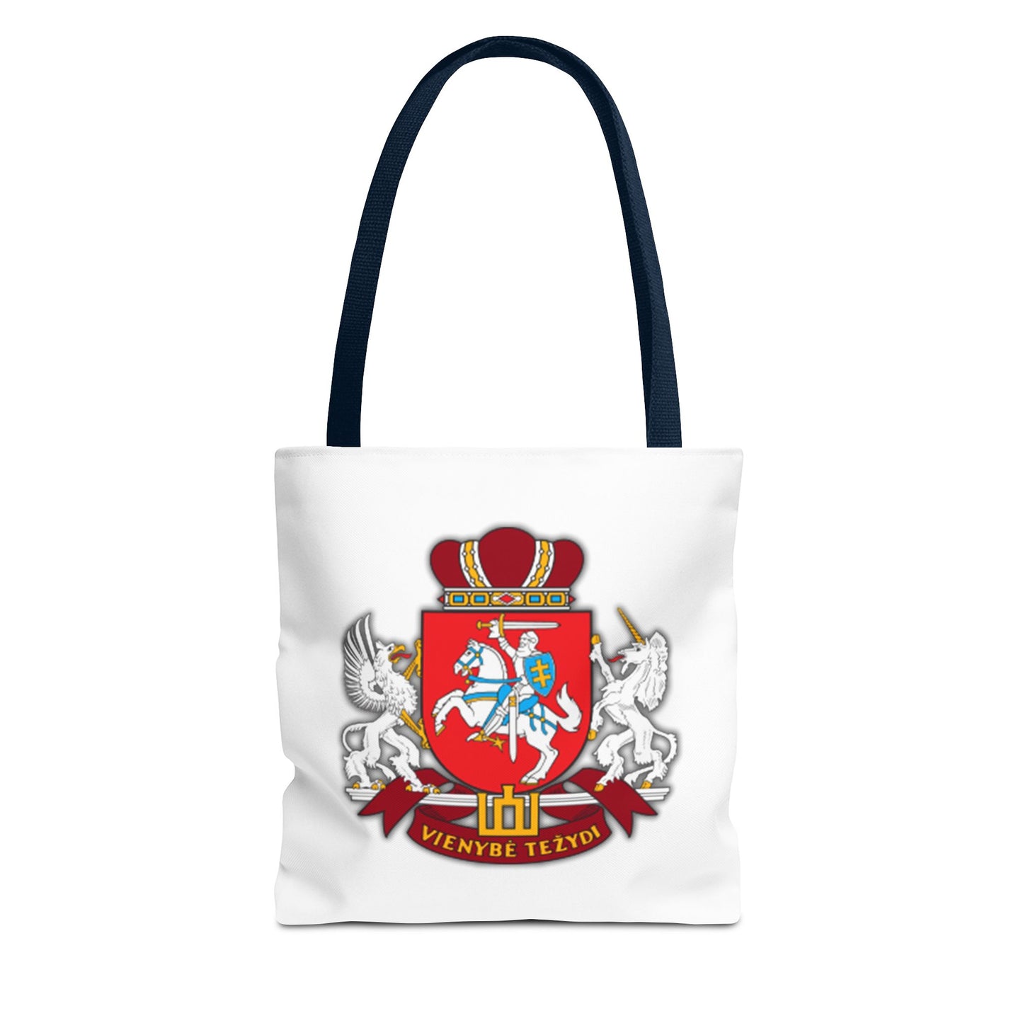 Heraldic Lithuania Crest Tote Bag - Stylish and Reusable for Everyday Use
