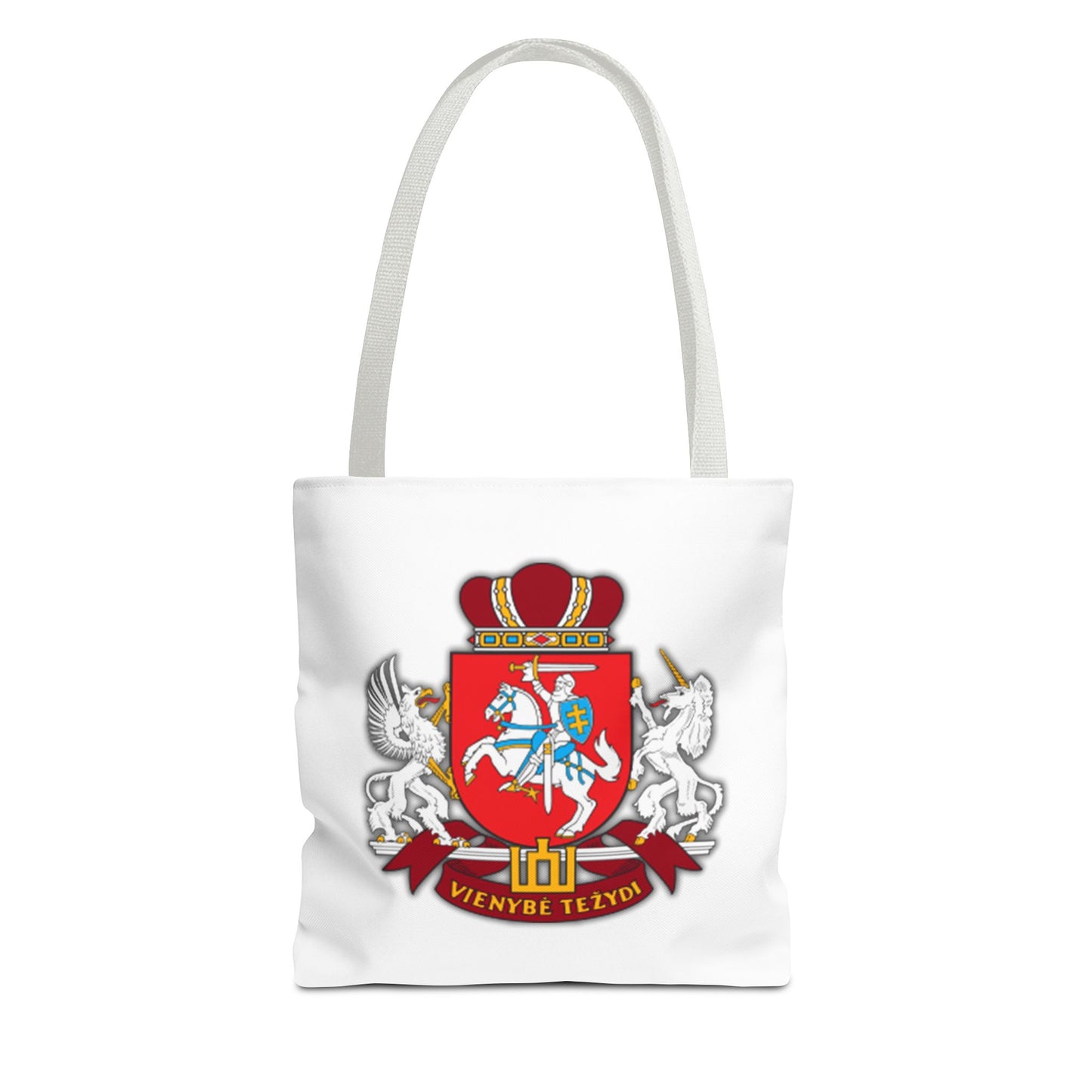 Heraldic Lithuania Crest Tote Bag - Stylish and Reusable for Everyday Use