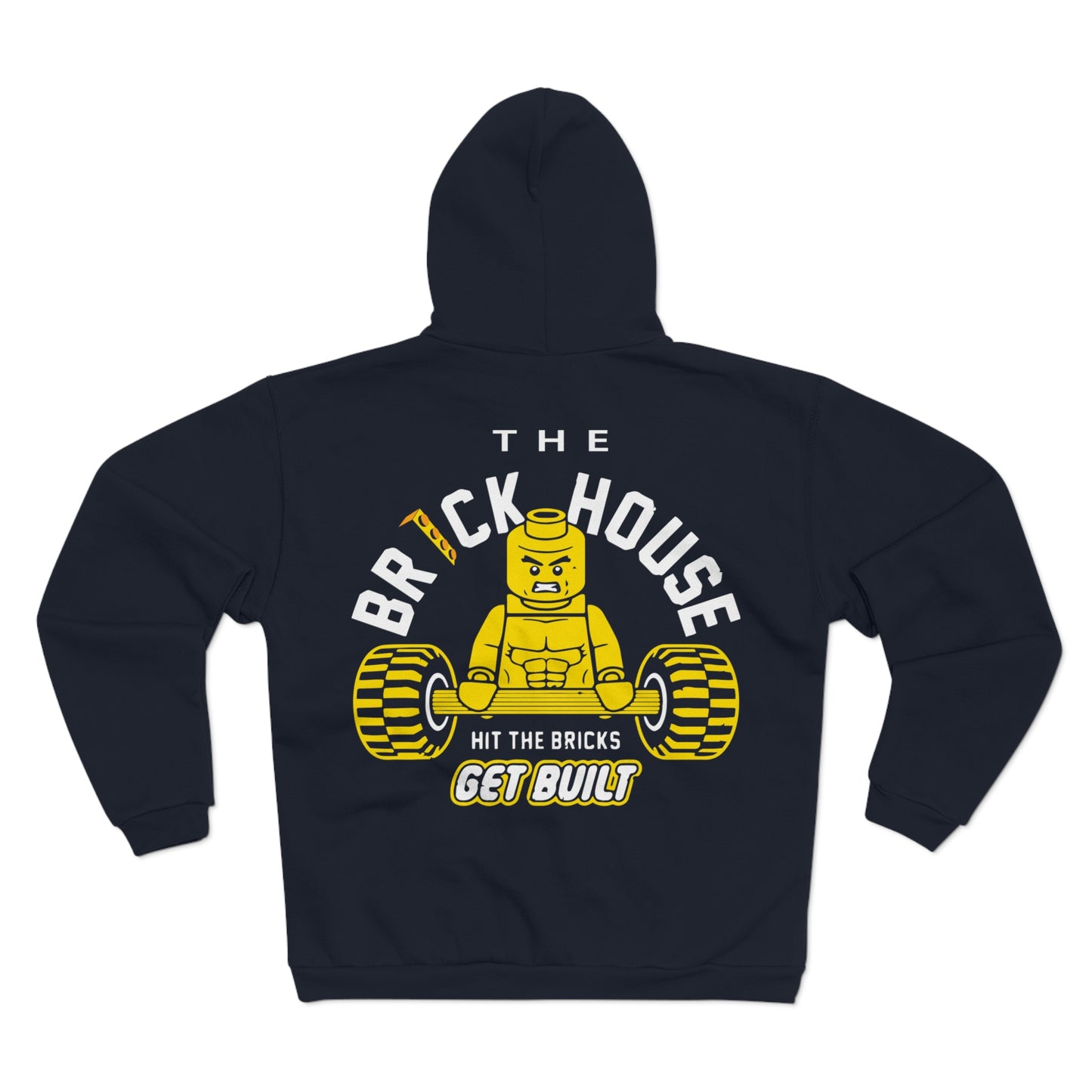 The Brick House Unisex Hooded Zip Sweatshirt – Get Built LEGO Style Hoodie