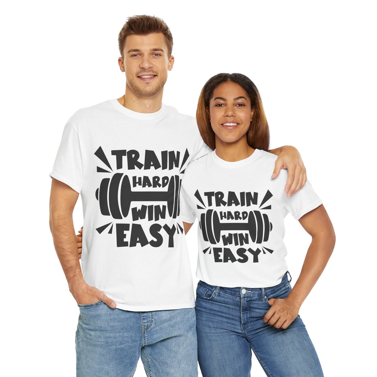 Train Hard Unisex Heavy Cotton Tee