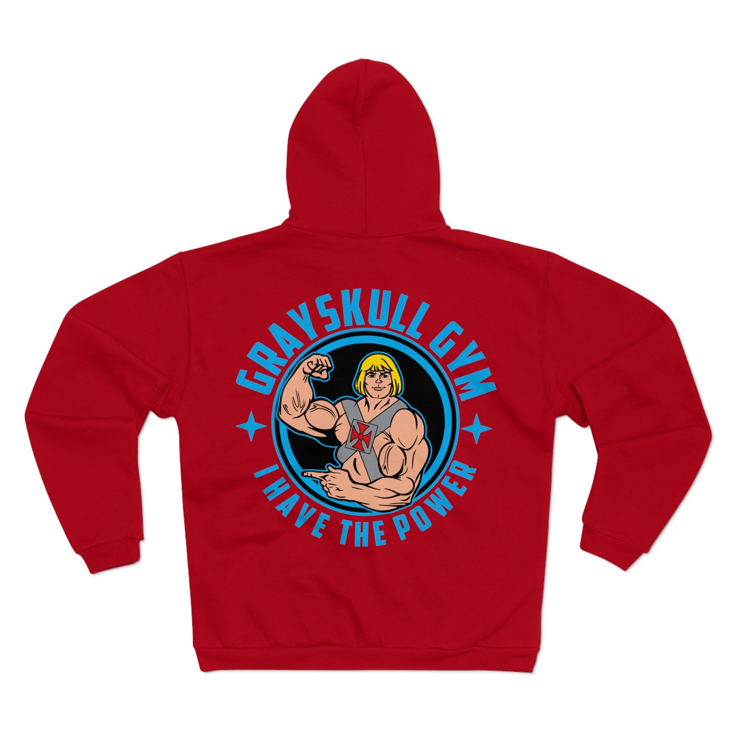 Grayskull Gym Unisex Hooded Zip Sweatshirt - I Have The Power