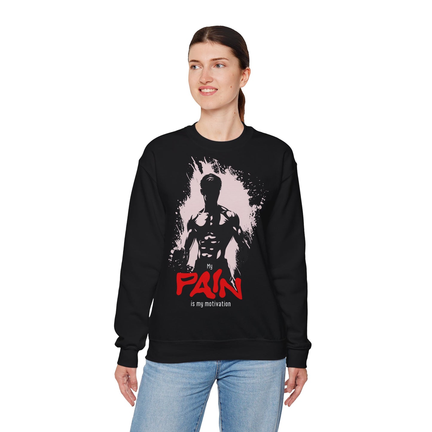Motivational Unisex Heavy Blend™ Crewneck Sweatshirt - Fitness Inspiration