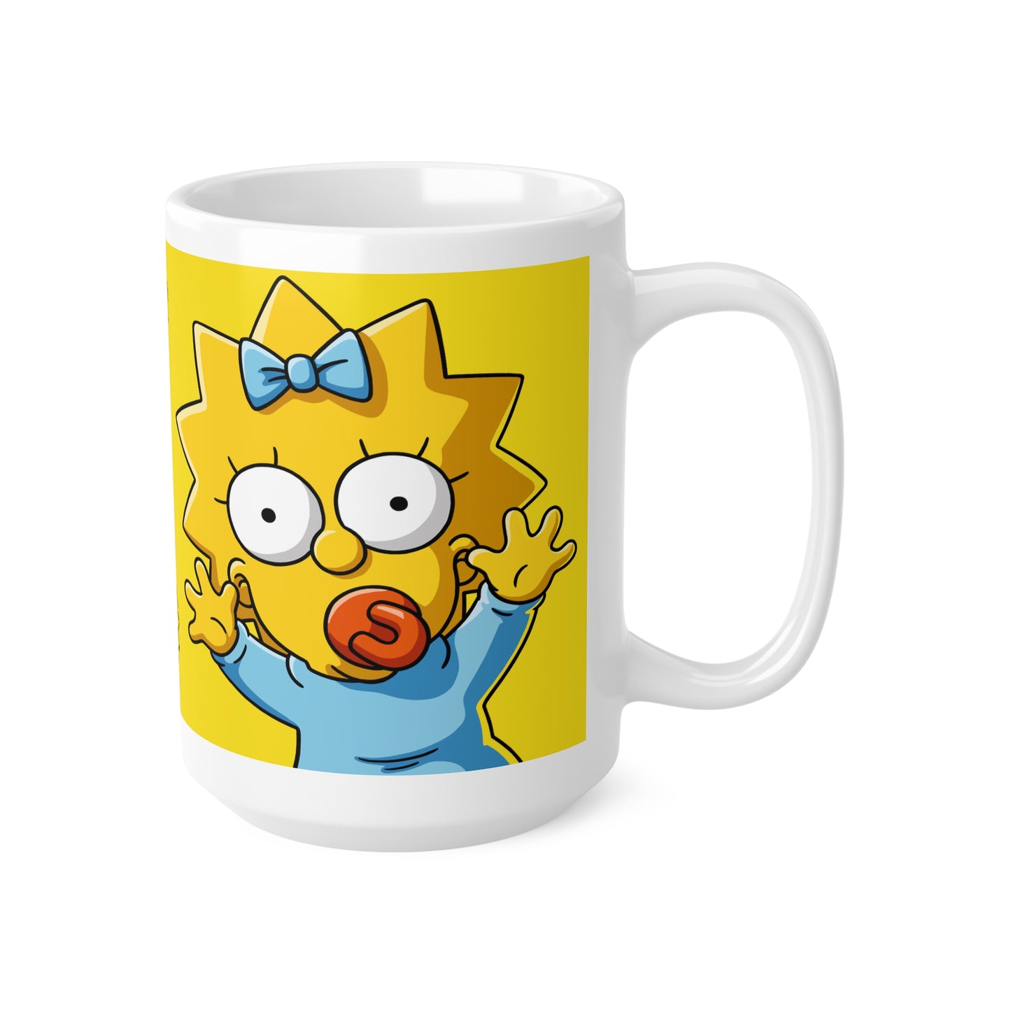 Maggie Ceramic Coffee Cups – Fun 11oz & 15oz Mugs | Cartoon Coffee Mug Gift for Fans