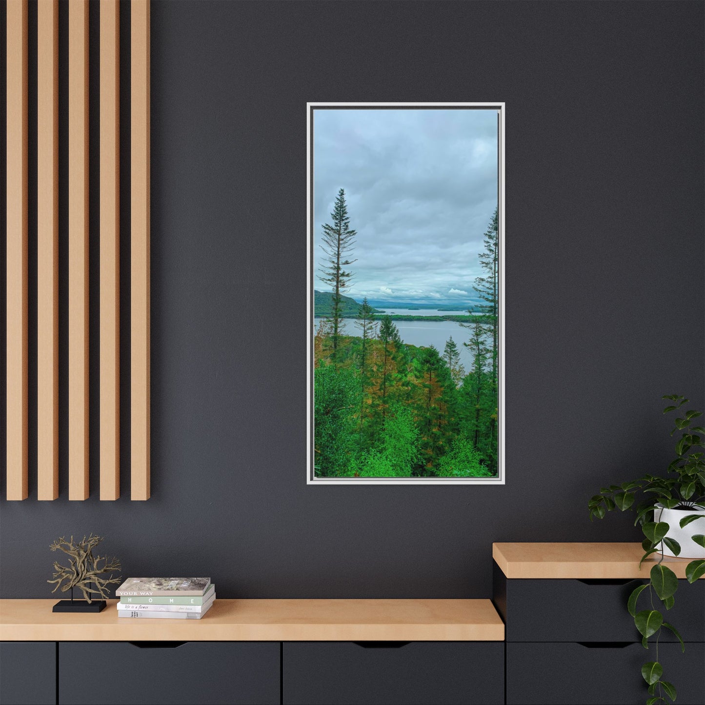Torc Mountain Trail 2 Matte Canvas, Framed (Multi-color)