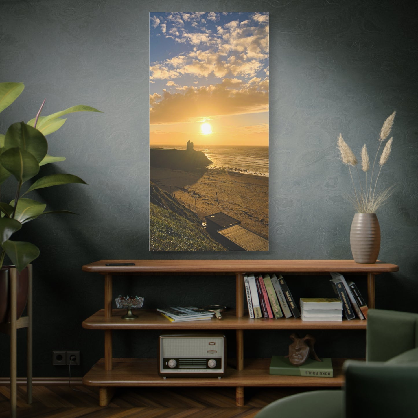 Ballybunion Sunset Castle Matte Canvas, Stretched, 1.25"