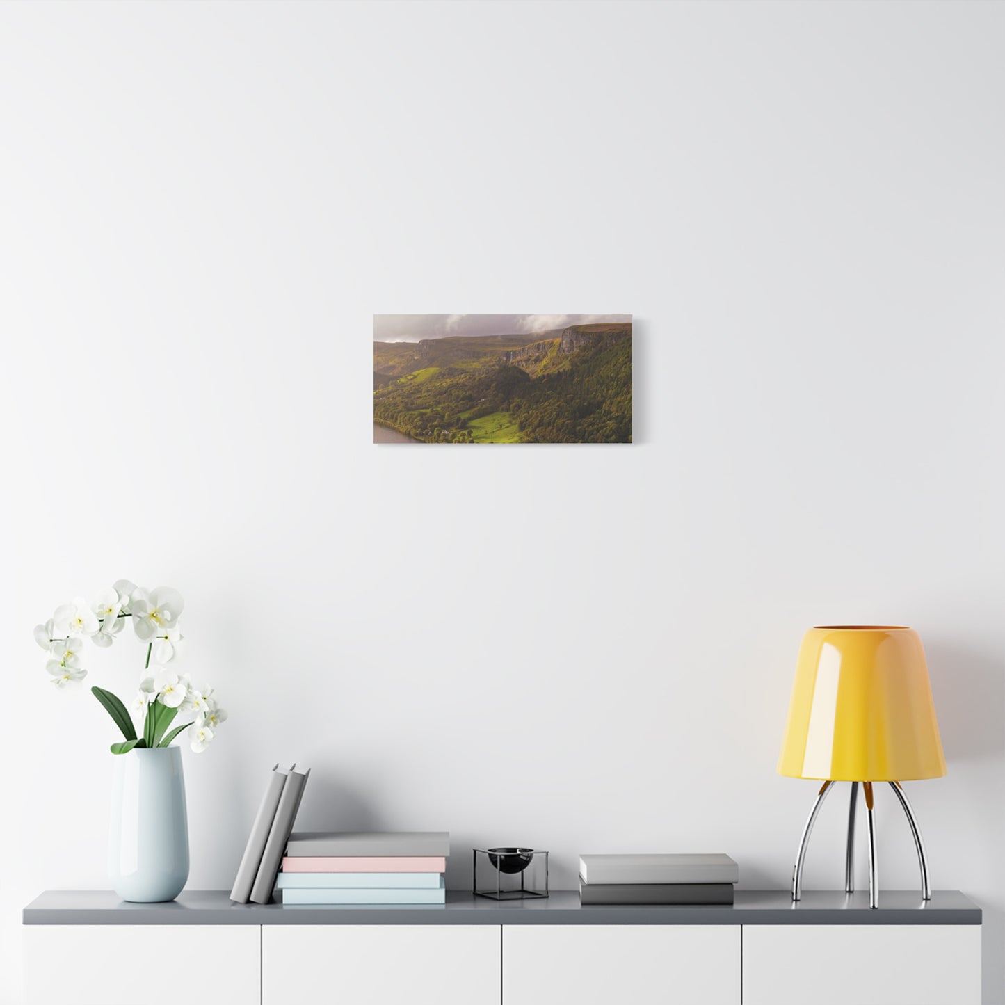 Sruth in Aghadh an Aird or The devil's Chimney Matte Canvas, Stretched, 1.25"