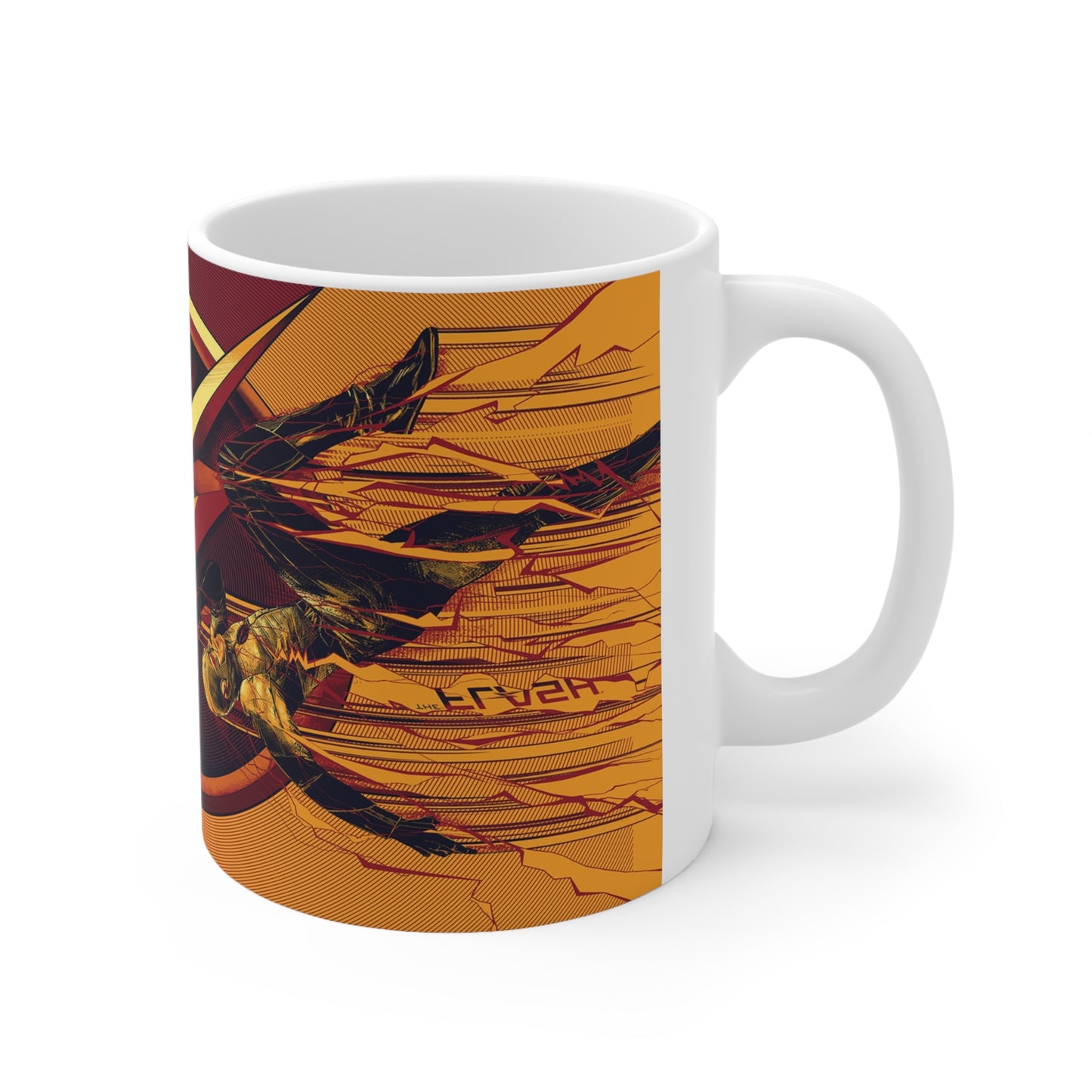 The Flash Ceramic Coffee Mug - 11oz & 15oz | Superhero Drinkware for Fans
