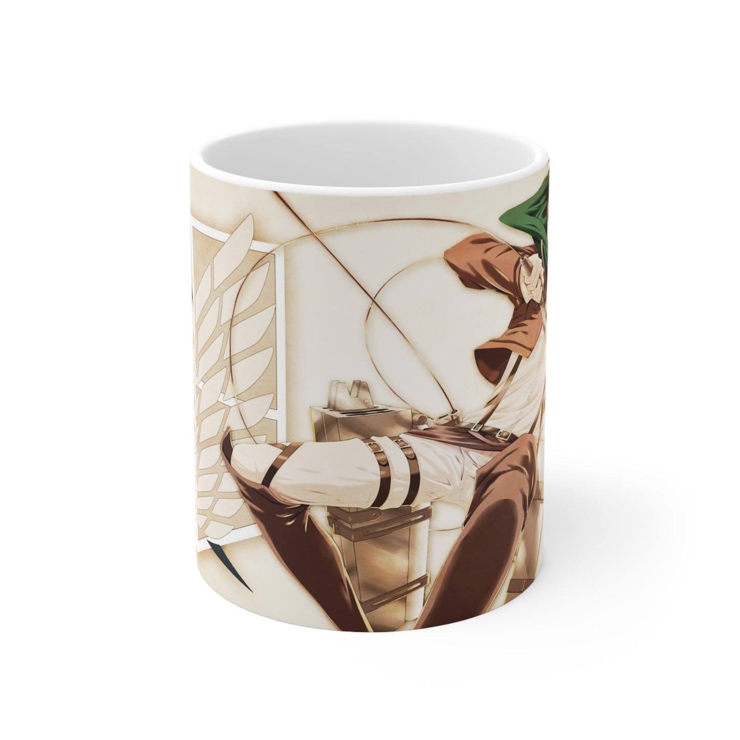 Anime-Inspired Ceramic Coffee Cup - 11oz & 15oz - Perfect for Fans of Adventure