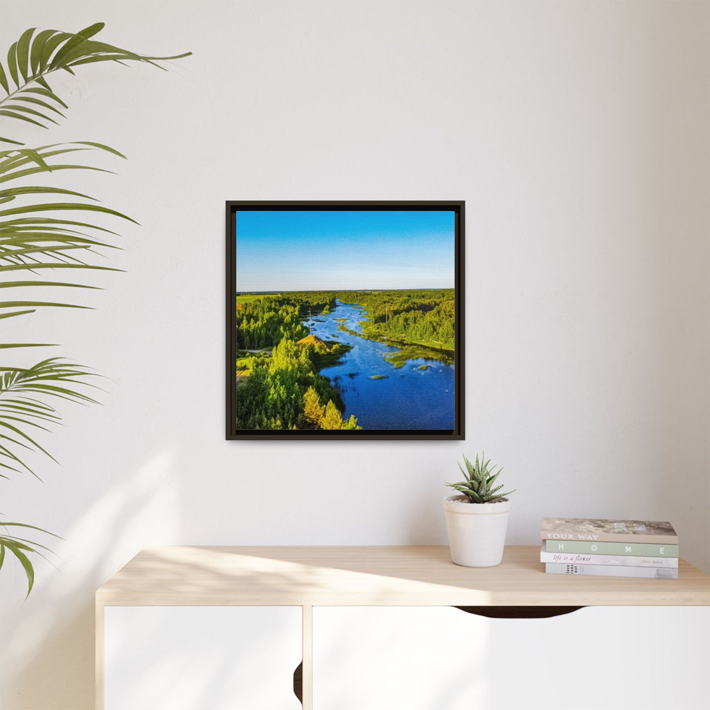 Zagares Lake Matte Canvas, Framed (Multi-color)