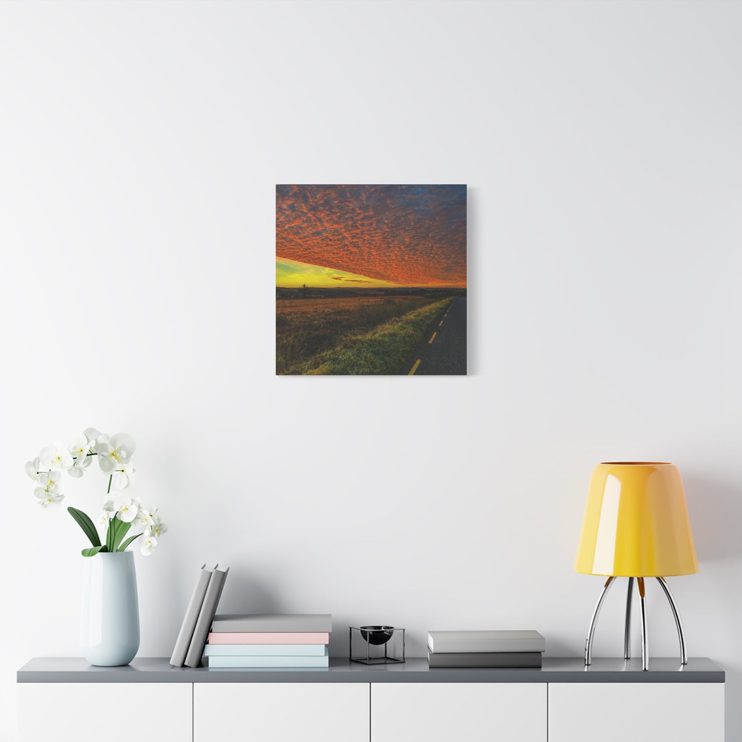 Cloudy Sunset Matte Canvas, Stretched, 1.25"