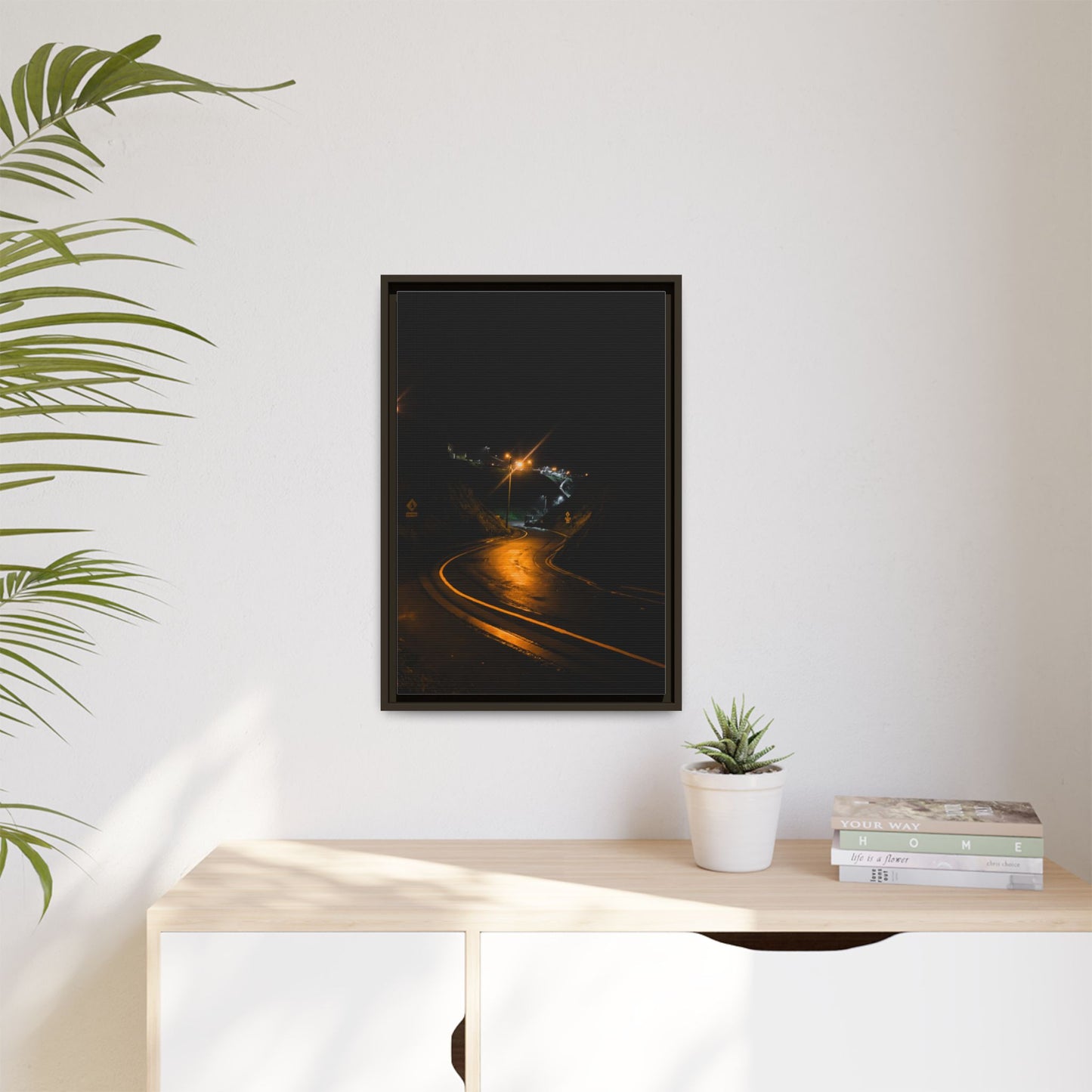 Ballybunion at Night Matte Canvas, Framed (Multi-color)