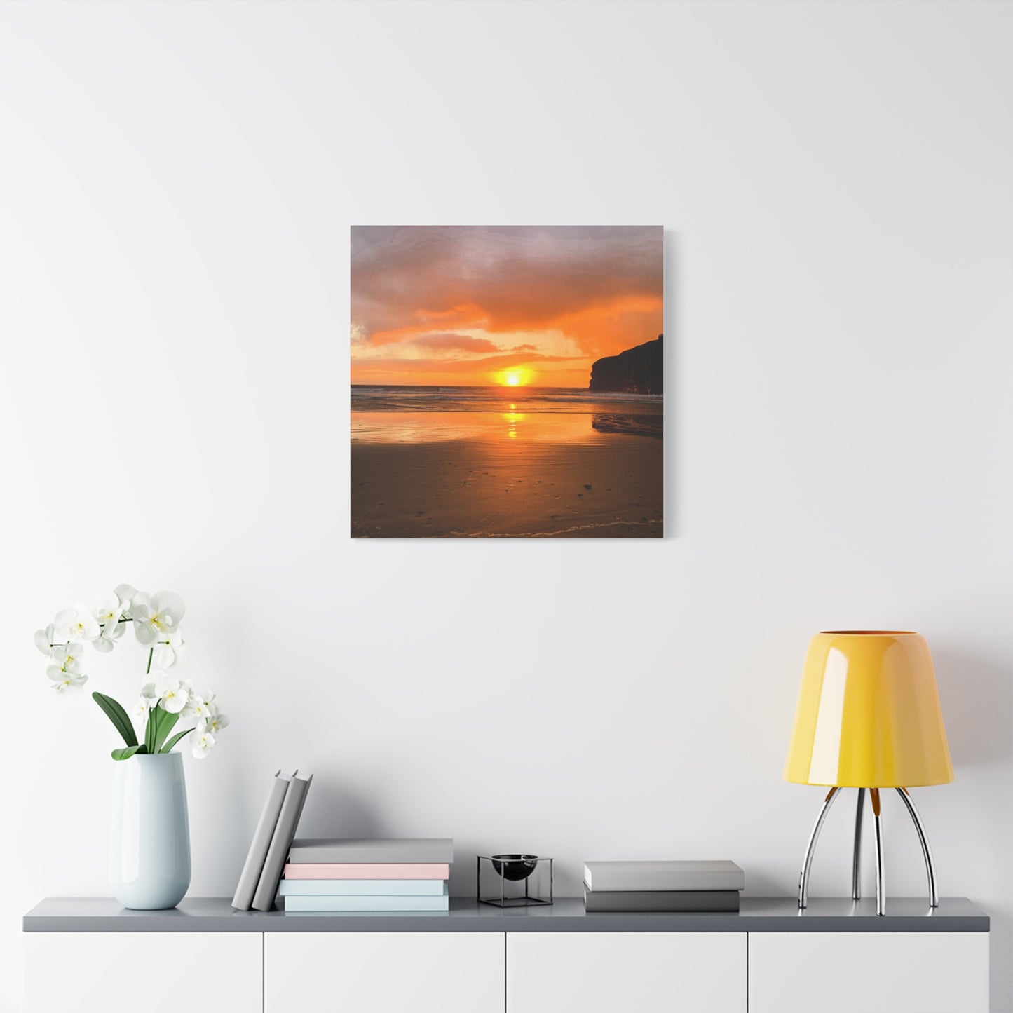 Sunset in Ballybunion Matte Canvas, Stretched, 1.25"