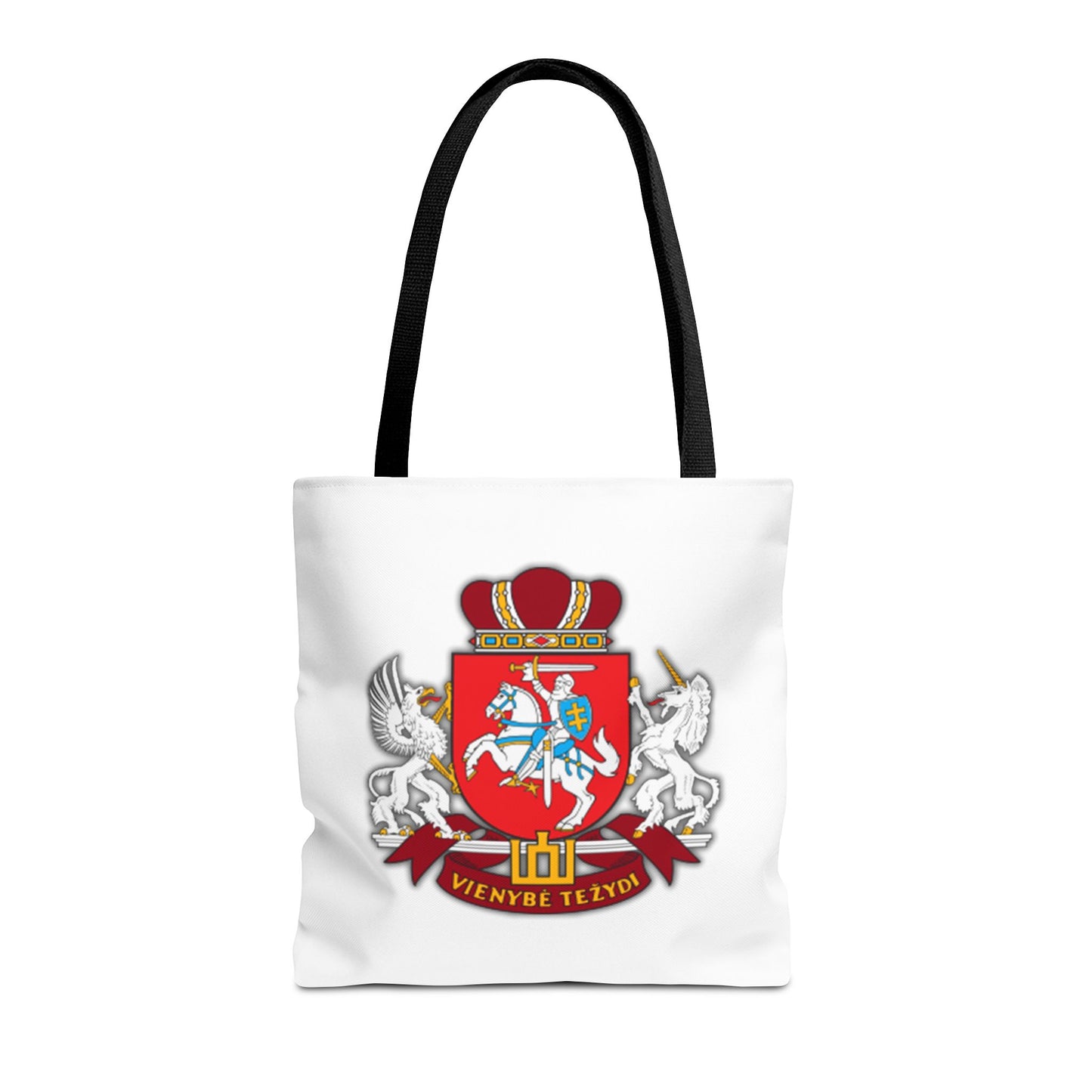 Heraldic Lithuania Crest Tote Bag - Stylish and Reusable for Everyday Use