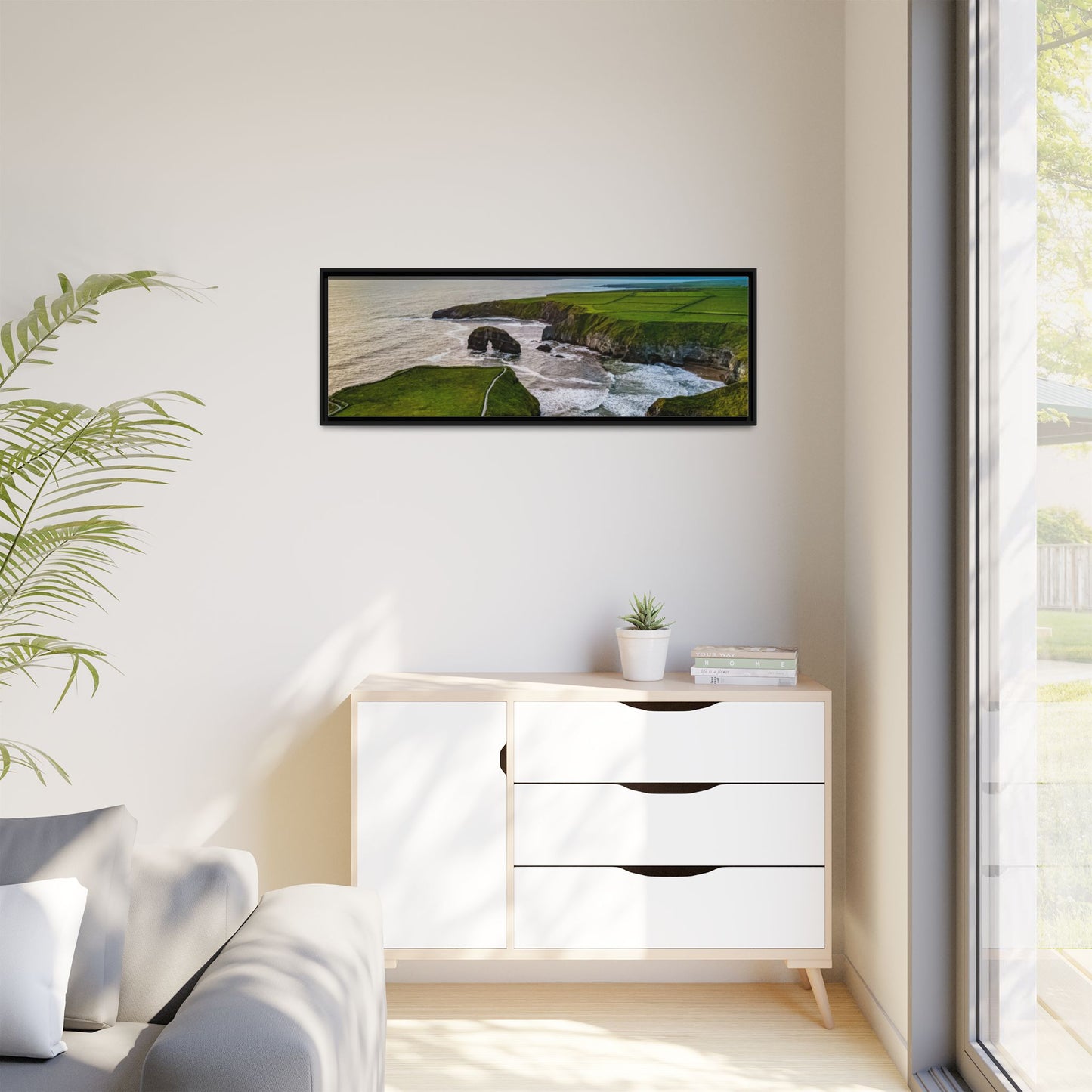 Virgin Rock Matte Canvas, Framed (Multi-color)
