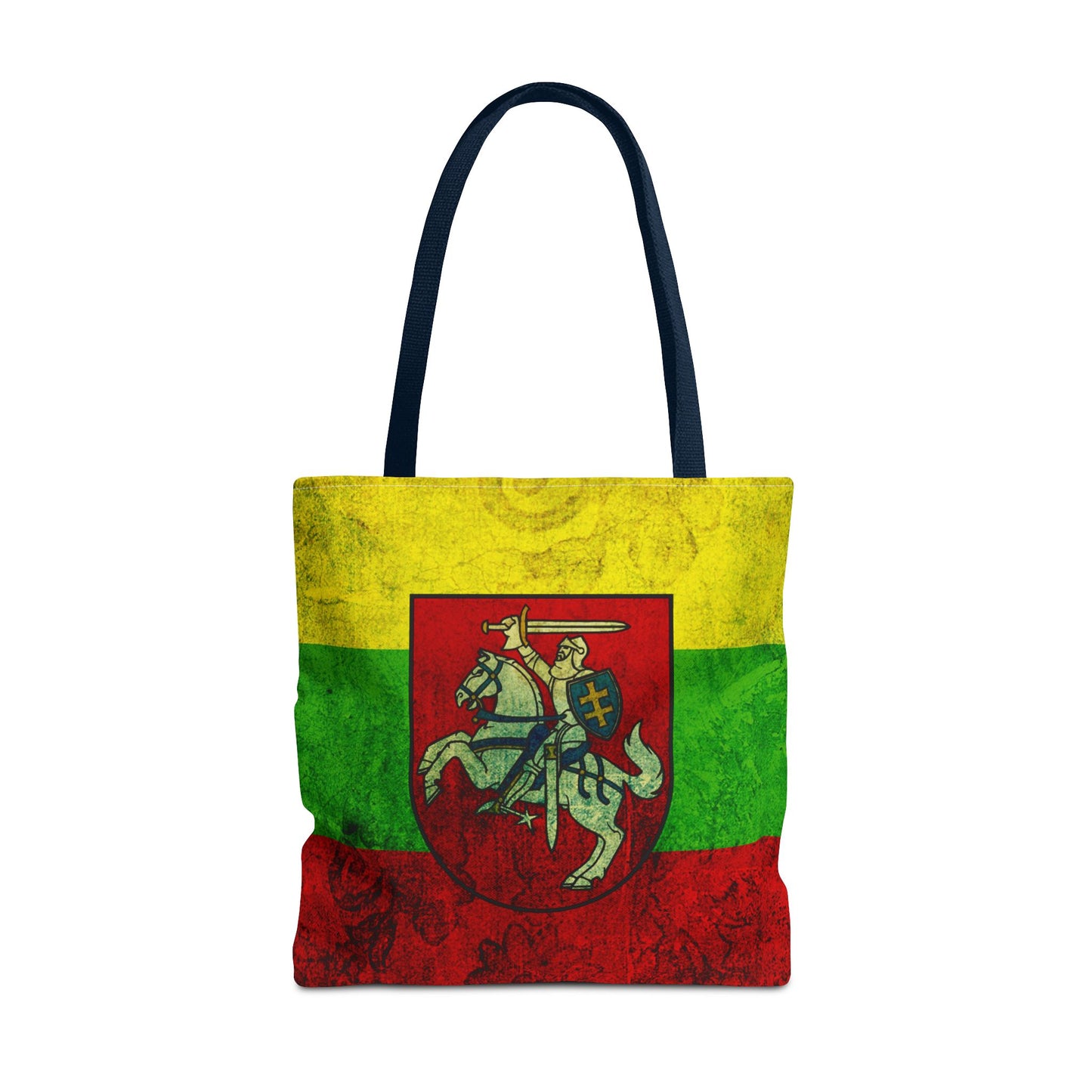 Vintage Lithuanian Crest Tote Bag - Perfect for Festivals, Travel, and Daily Use