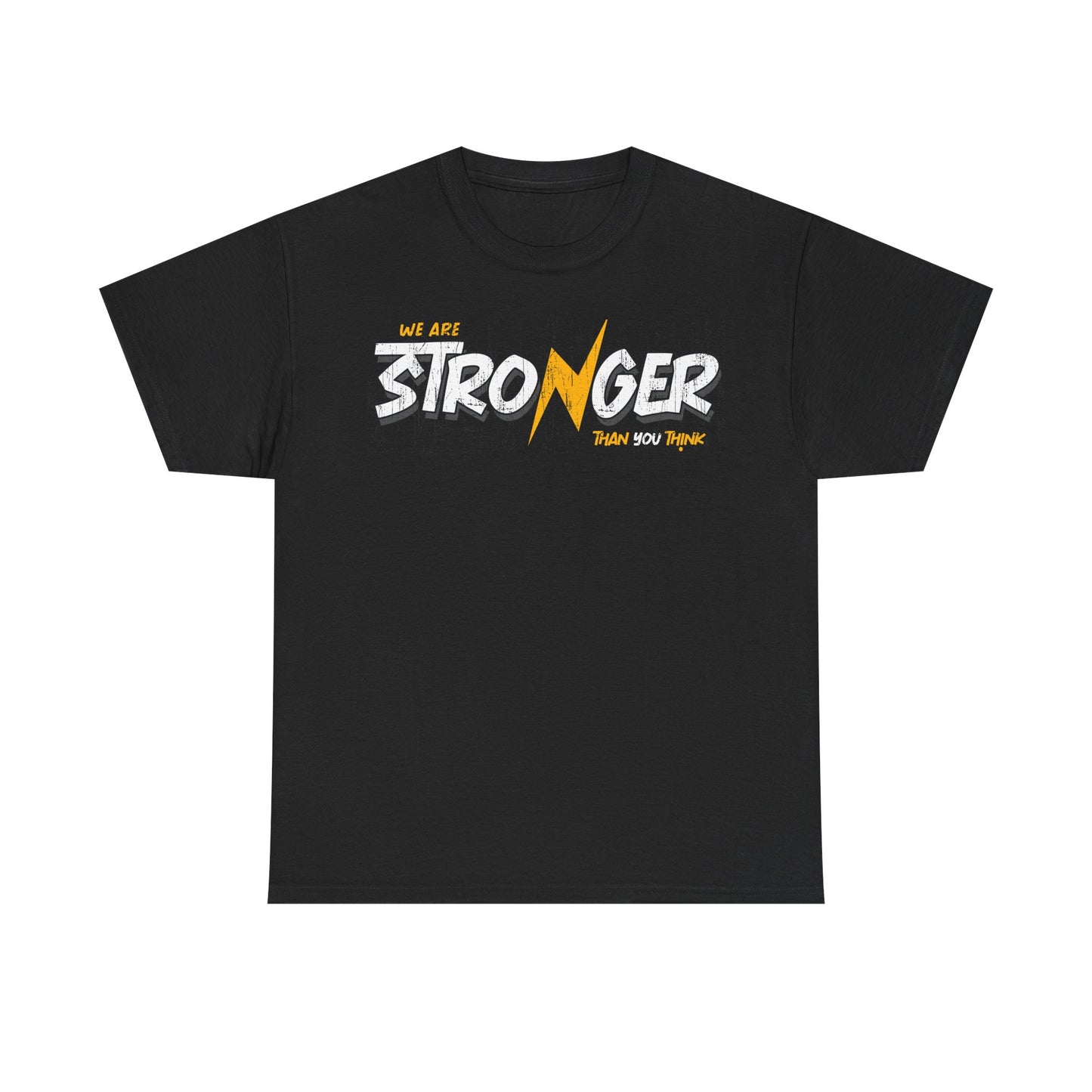 Stronger Together Unisex Heavy Cotton Tee - Inspirational Graphic Tee
