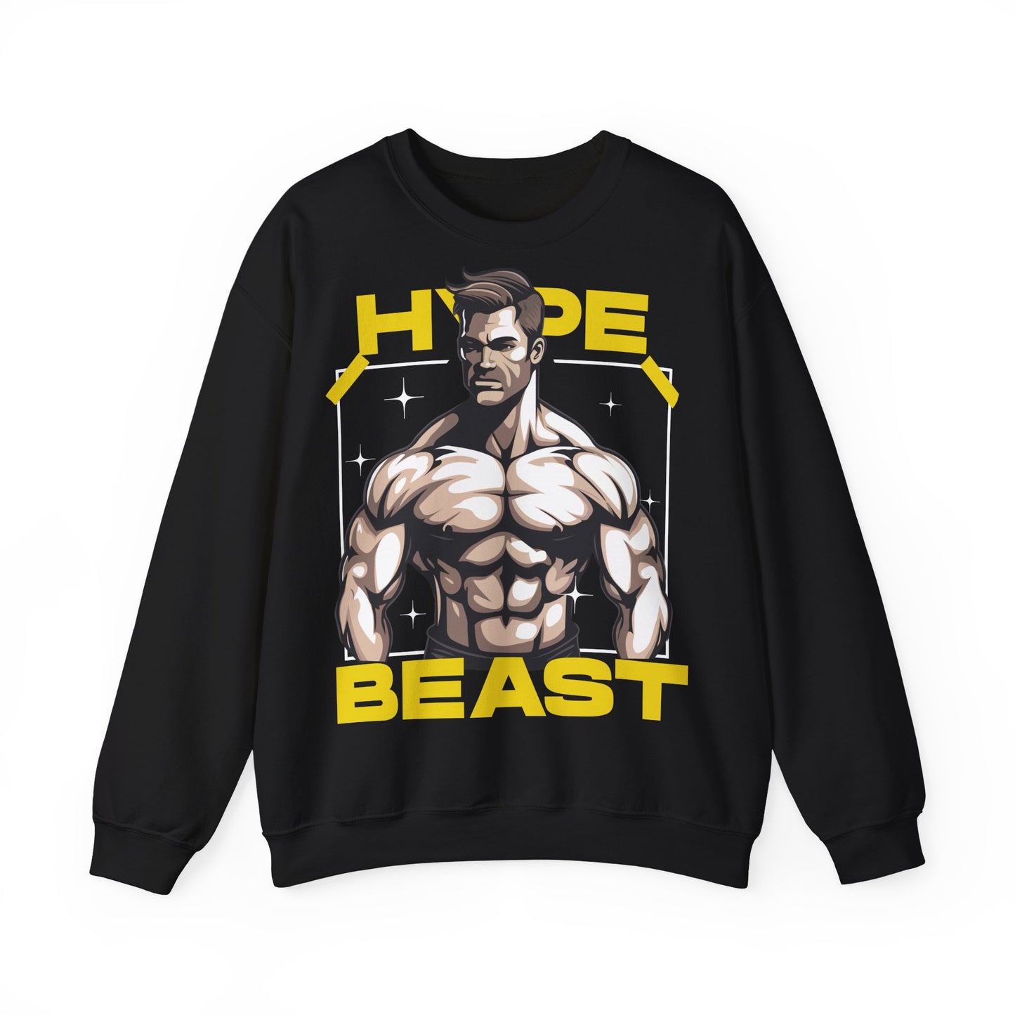 Hype Beast Unisex Heavy Blend™ Crewneck Sweatshirt - Bold Graphic Design for Fitness Enthusiasts