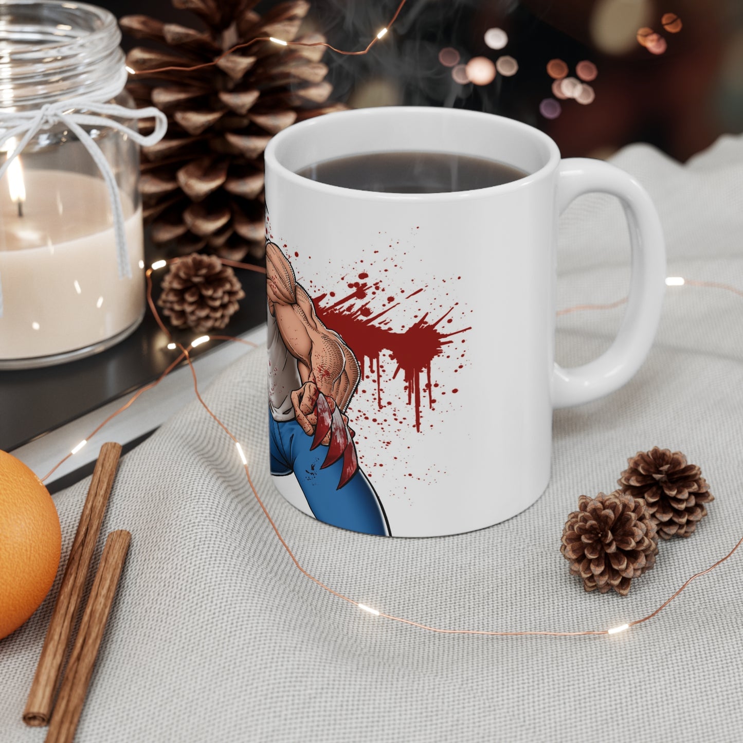 Wolverine Comic-Inspired Ceramic Coffee Cup - 11oz & 15oz