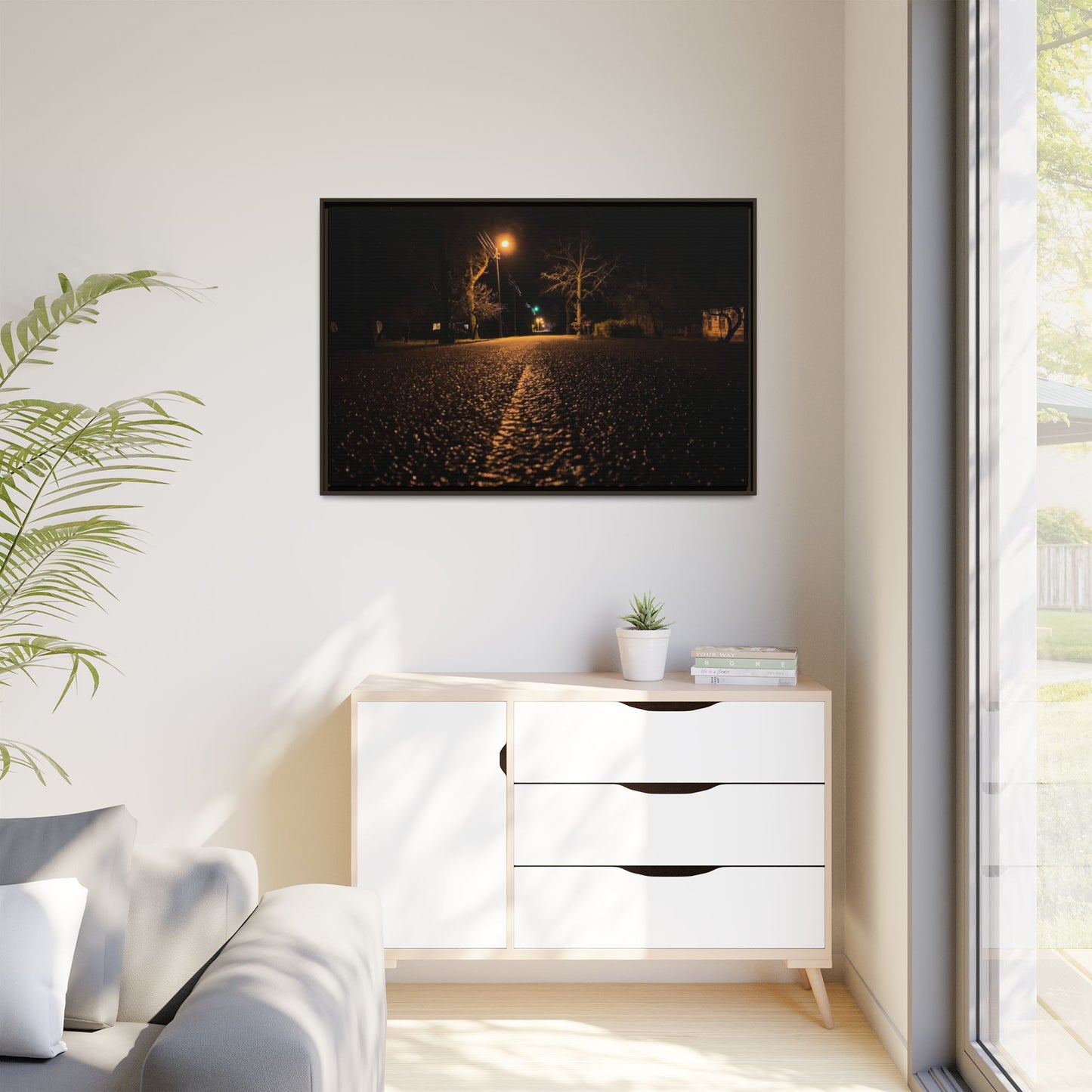 Stungiai Lithuania Matte Canvas, Framed (Multi-color)