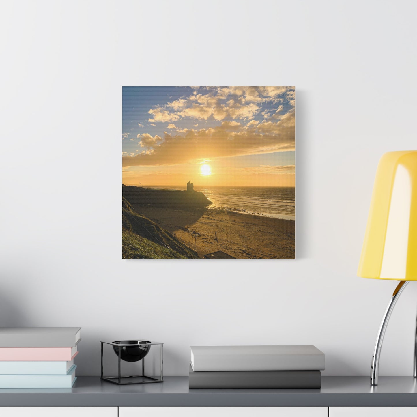 Ballybunion Sunset Castle Matte Canvas, Stretched, 1.25"