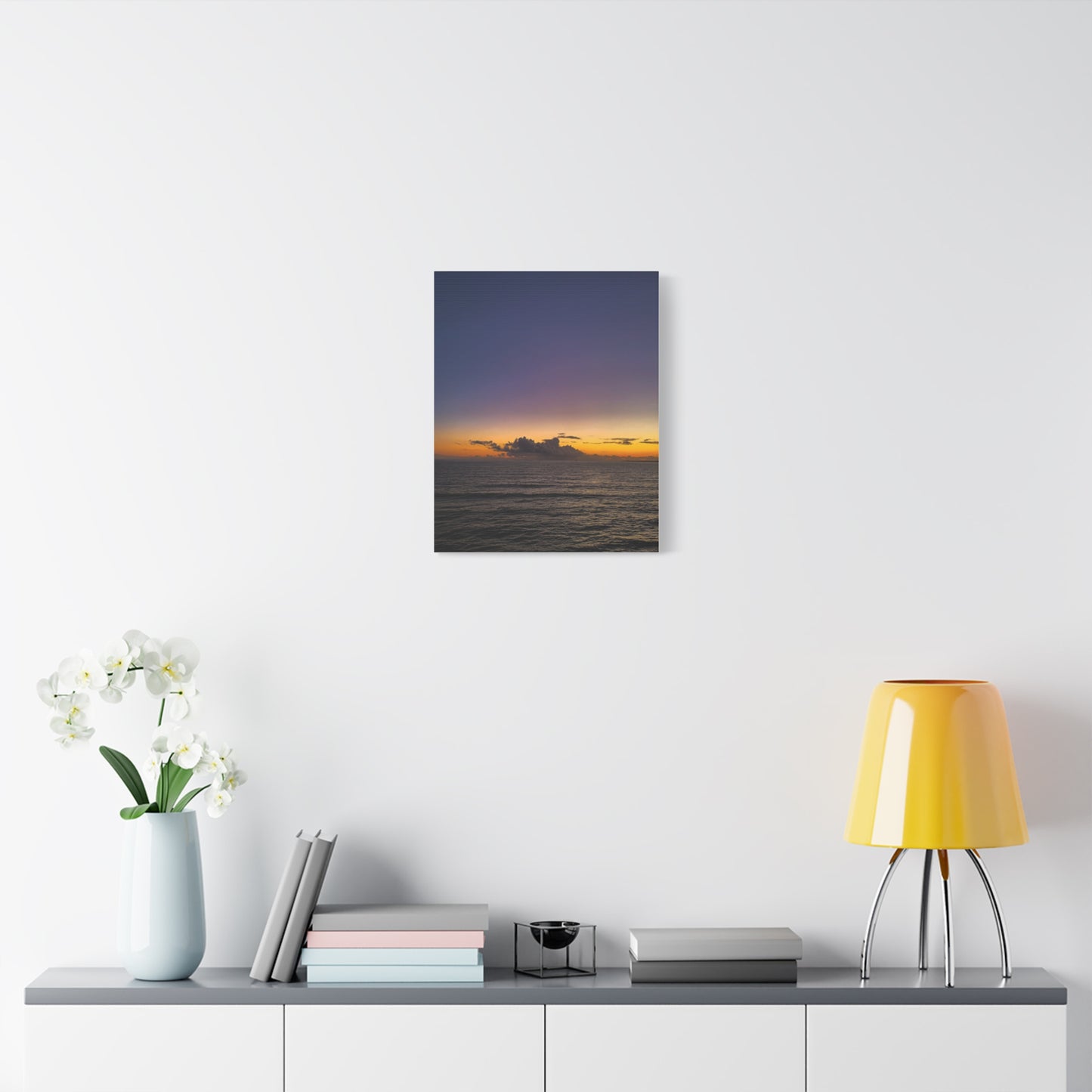 Sunset in Ocean 2 Matte Canvas, Stretched, 1.25"
