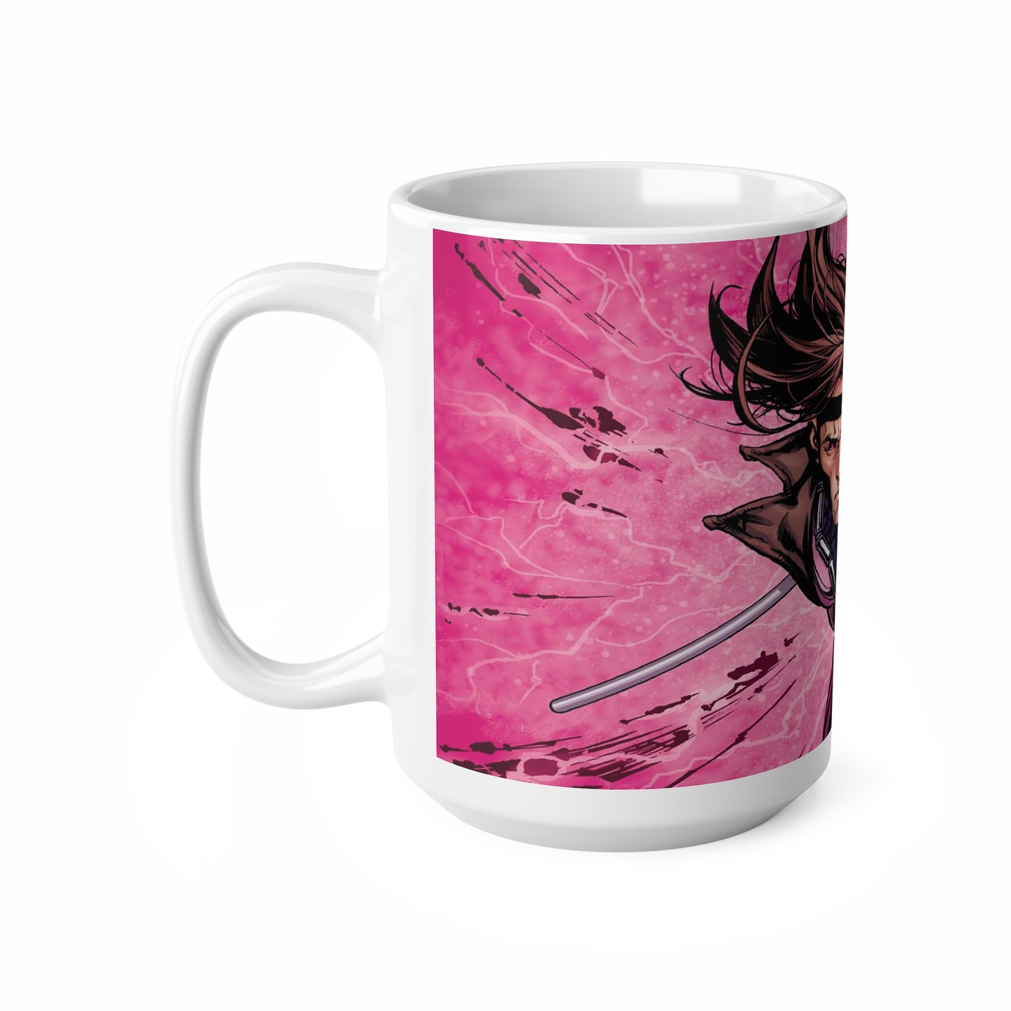 Gambit Inspired Ceramic Coffee Cups - 11oz & 15oz | Superhero Mug for Dreamers & Fans