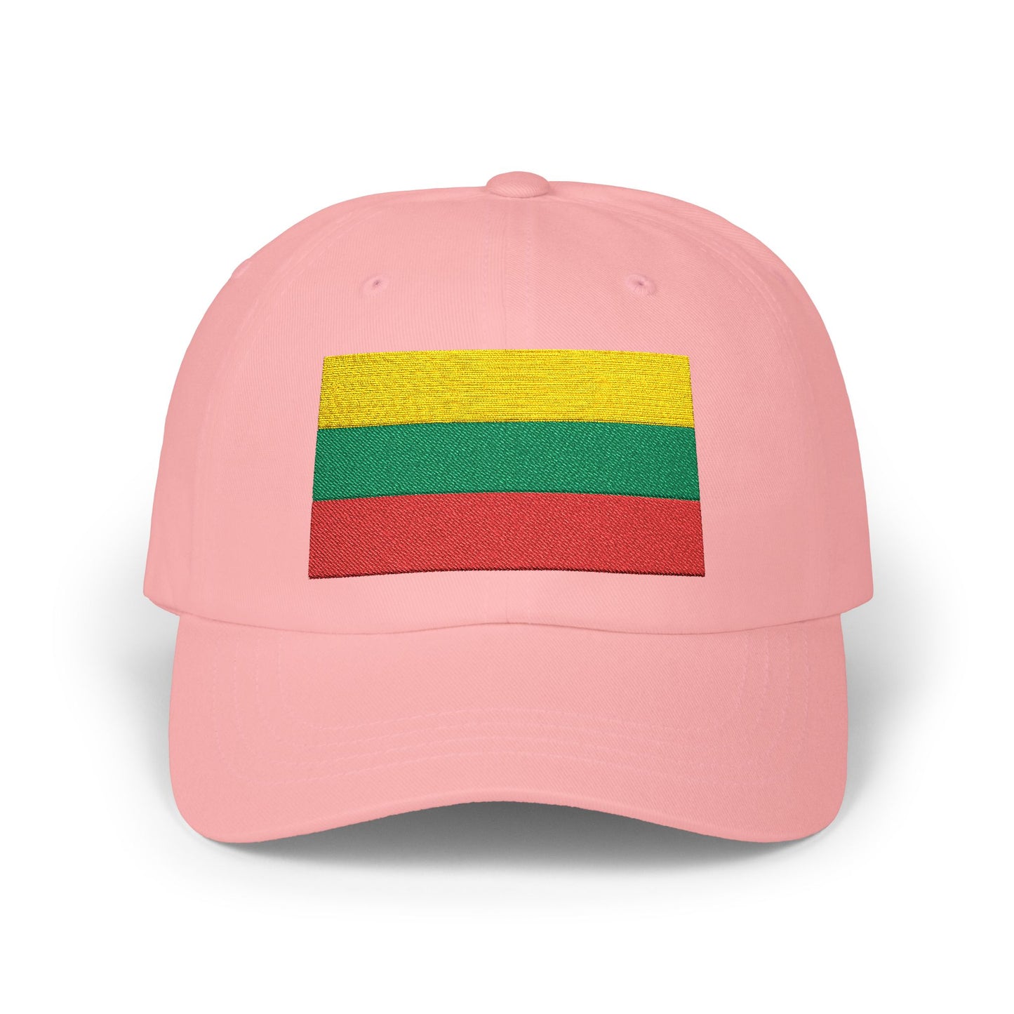 Lithuania Flag Embroidered Classic Dad Cap - Stylish Cotton Hat for Men