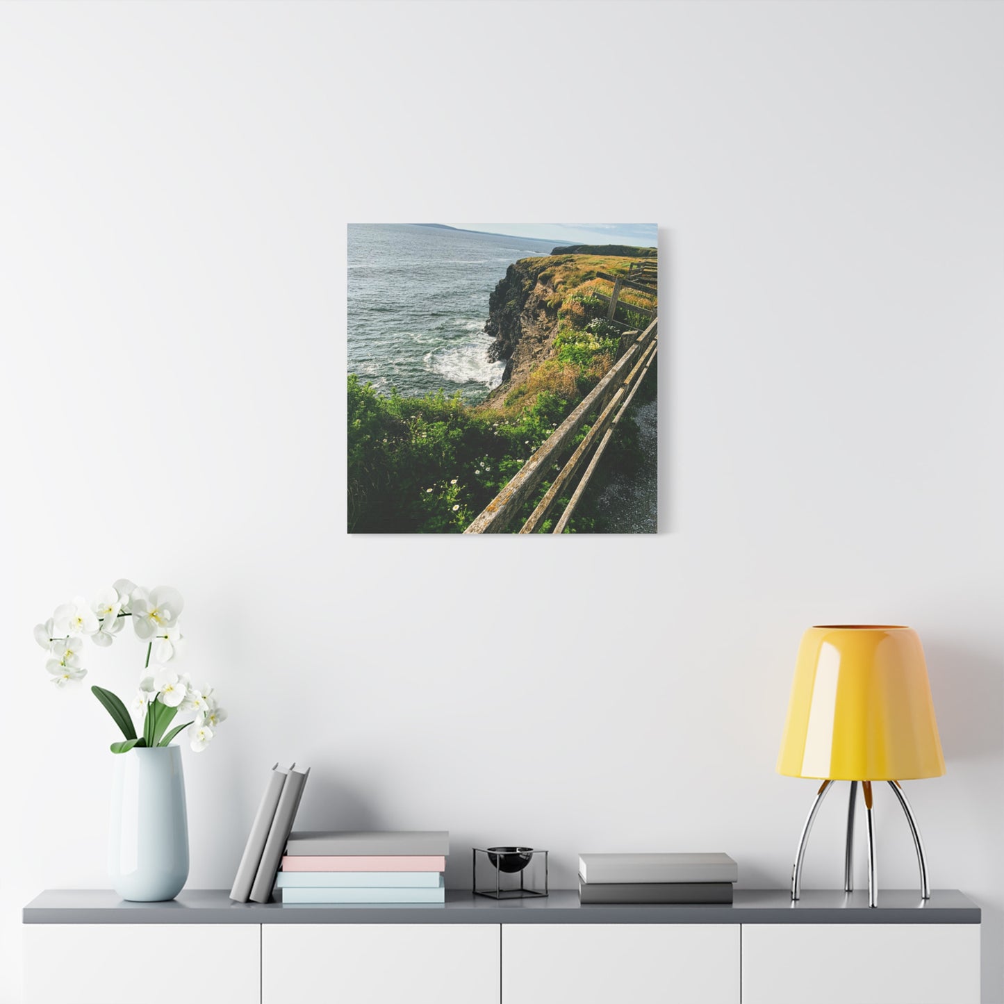 Ballybunion Cliff Walk Matte Canvas, Stretched, 1.25"