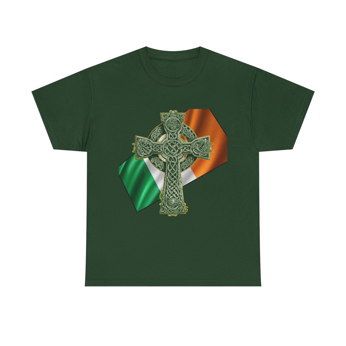 Celtic Cross Unisex Heavy Cotton Tee