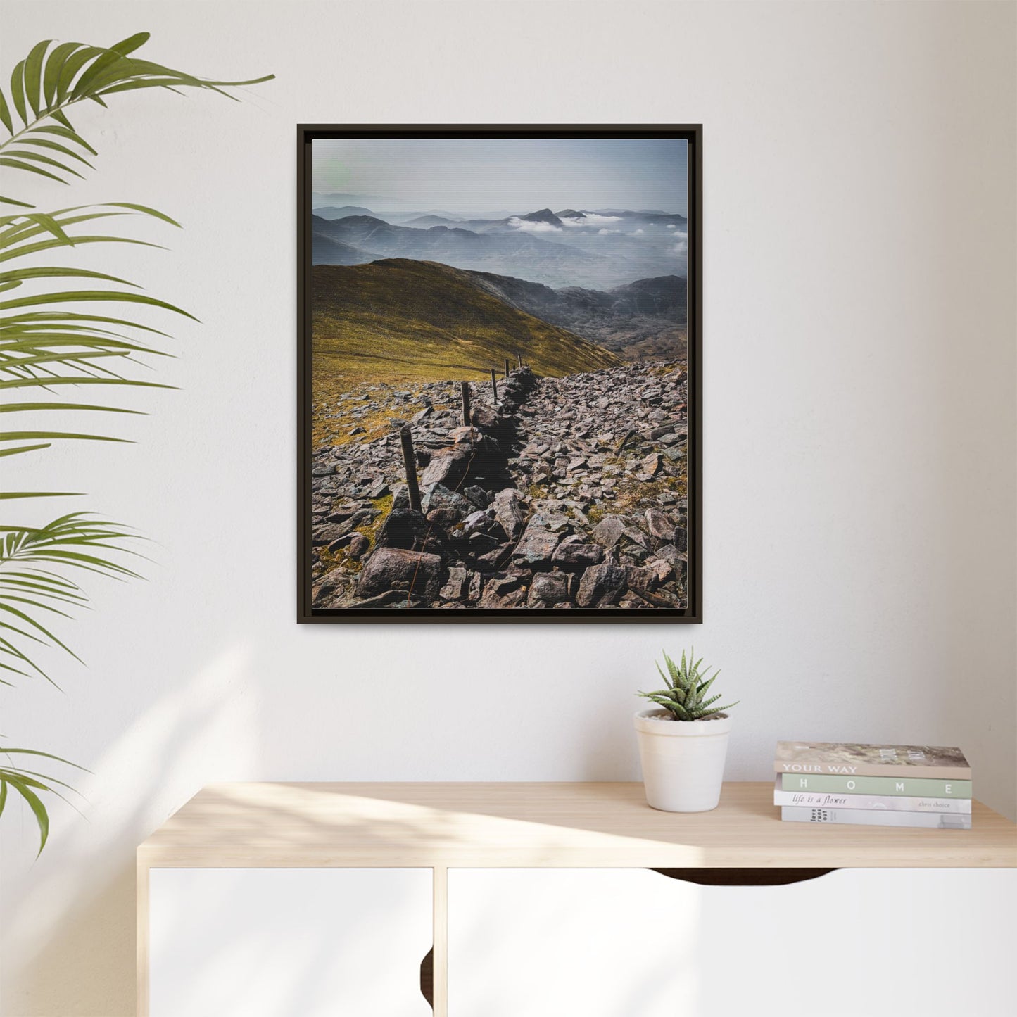 Wall Matte Canvas, Framed (Multi-color)