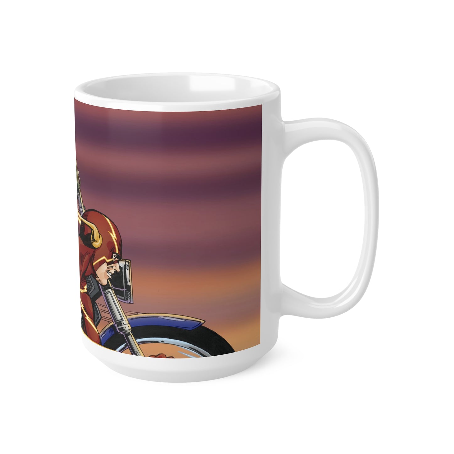 Superhero Duel Ceramic Coffee Cup - 11oz and 15oz
