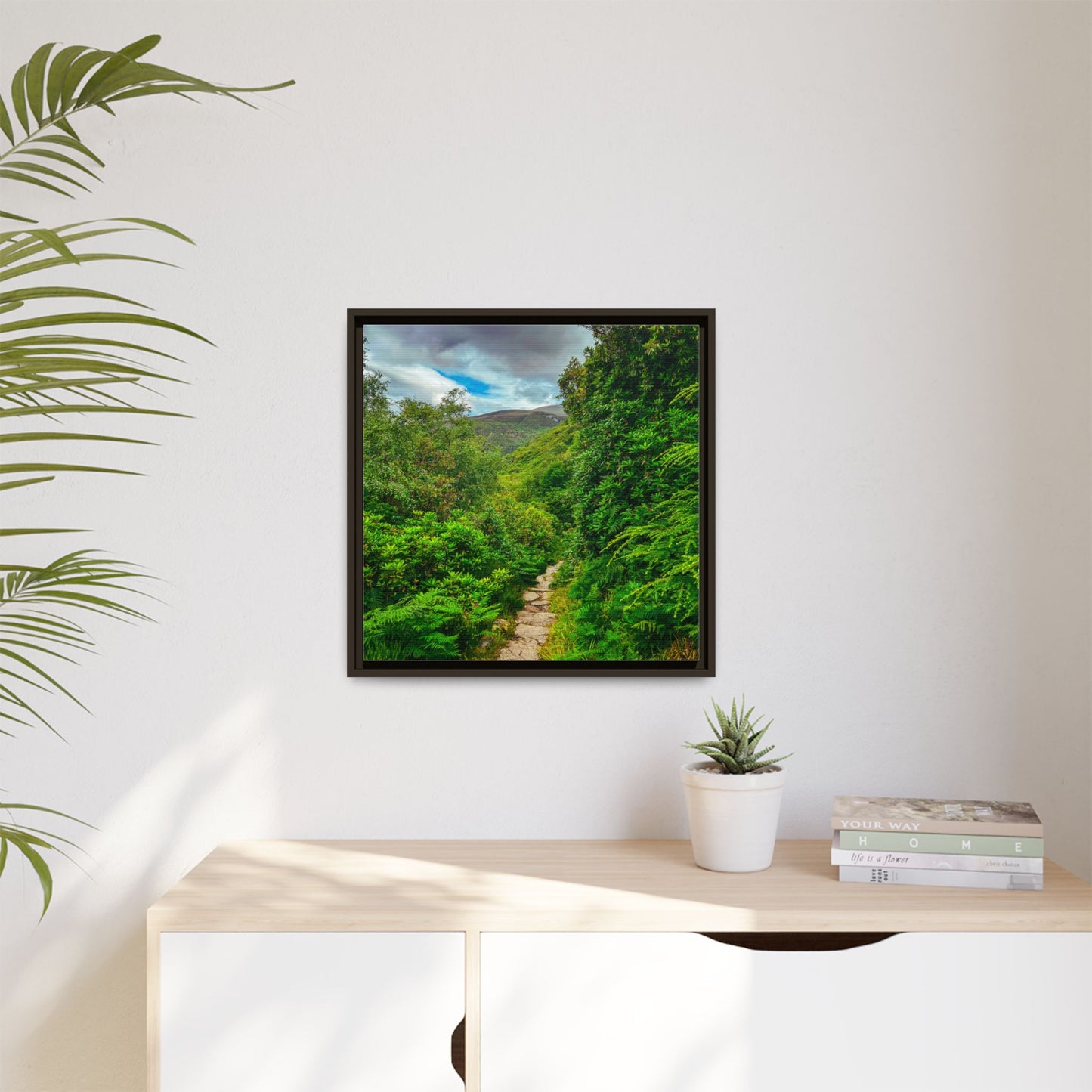 Torc Trail Matte Canvas, Framed (Multi-color)