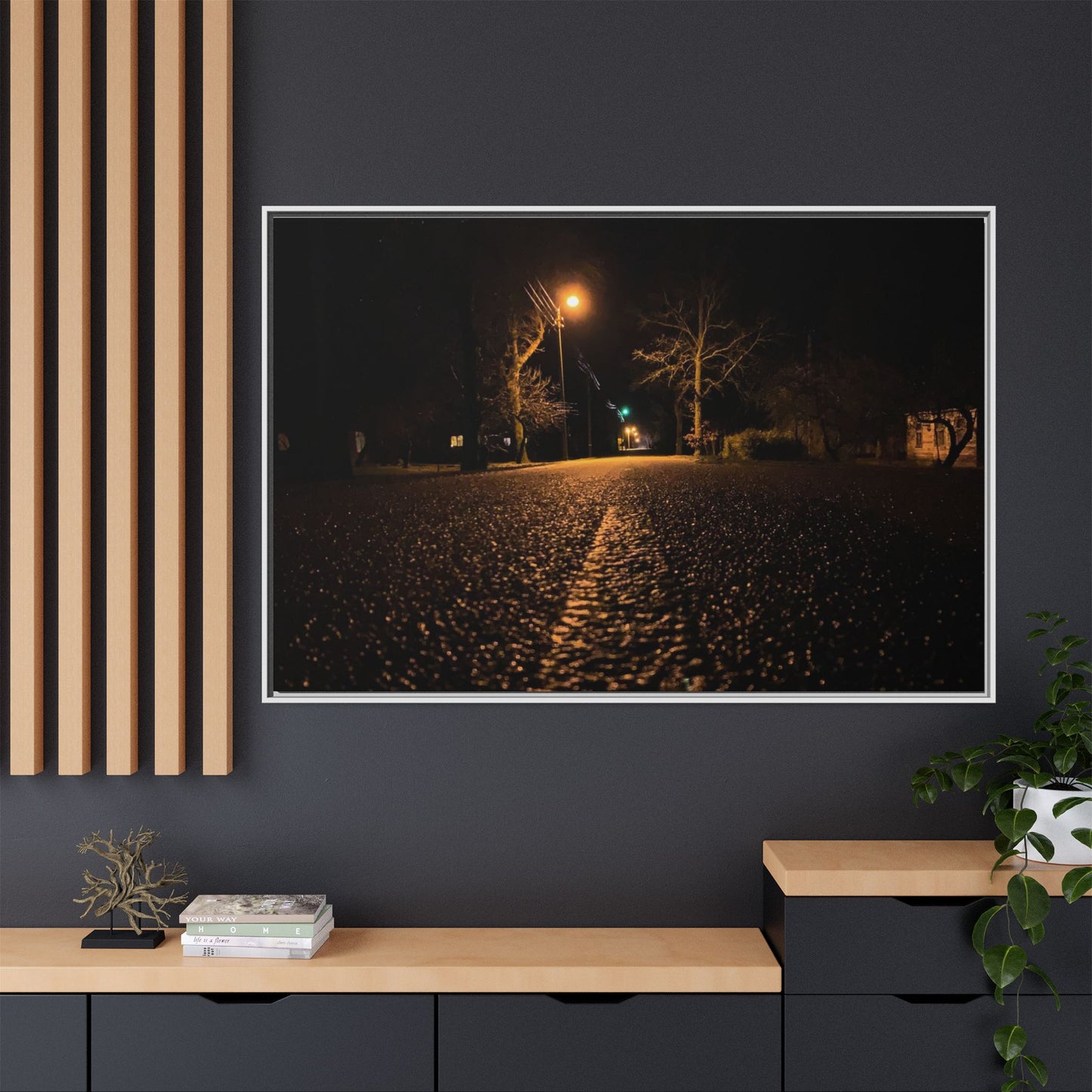 Stungiai Lithuania Matte Canvas, Framed (Multi-color)