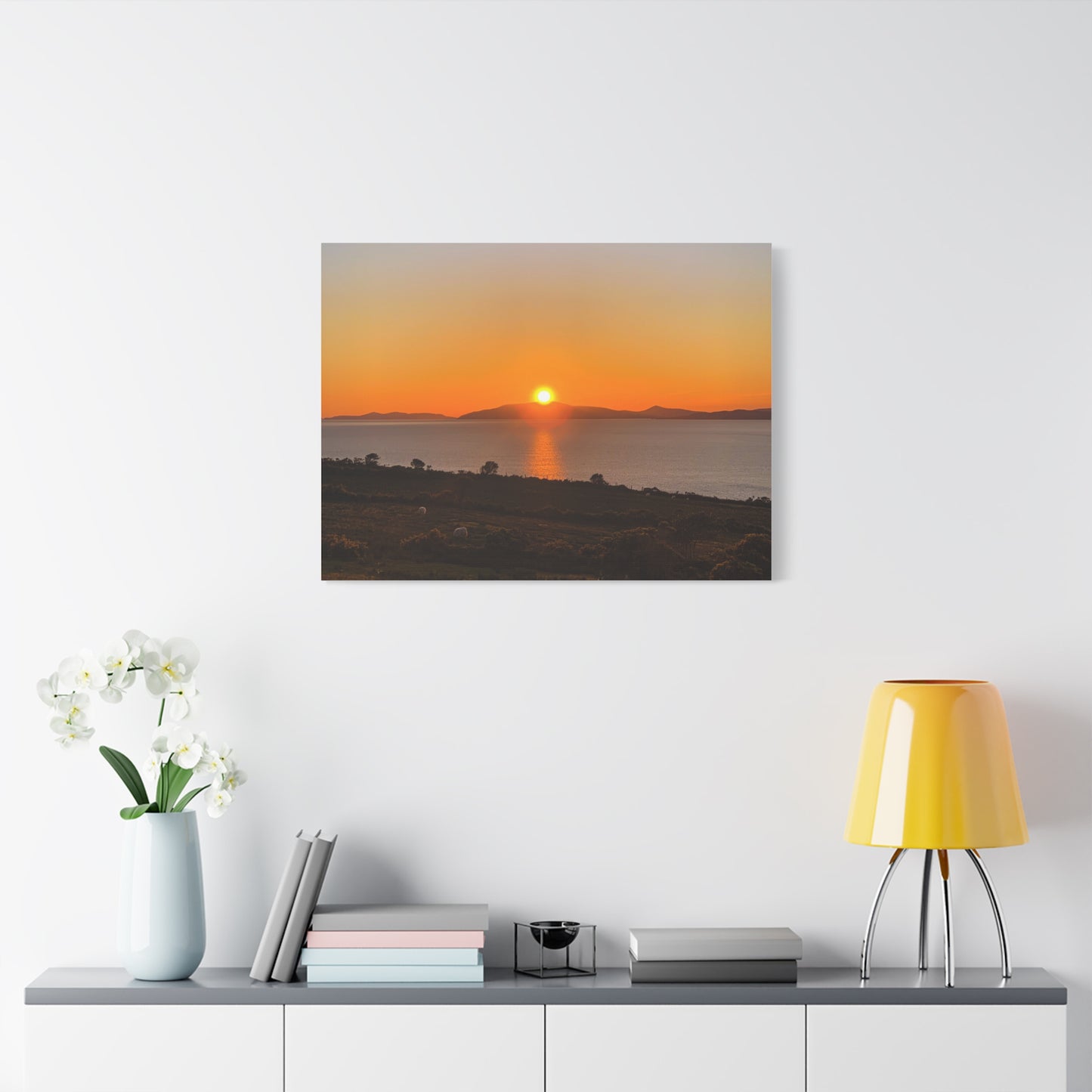 Sunset Ring of Kerry Matte Canvas, Stretched, 1.25"