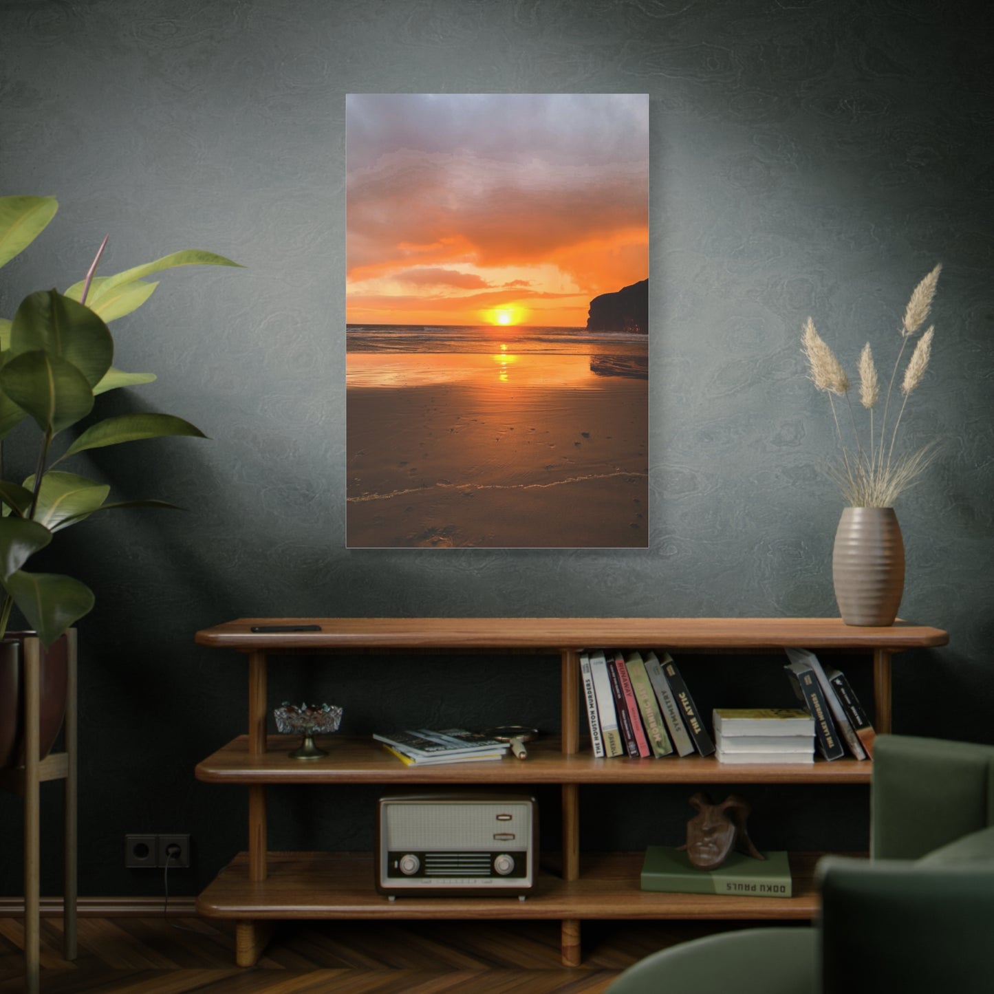 Sunset in Ballybunion Matte Canvas, Stretched, 1.25"