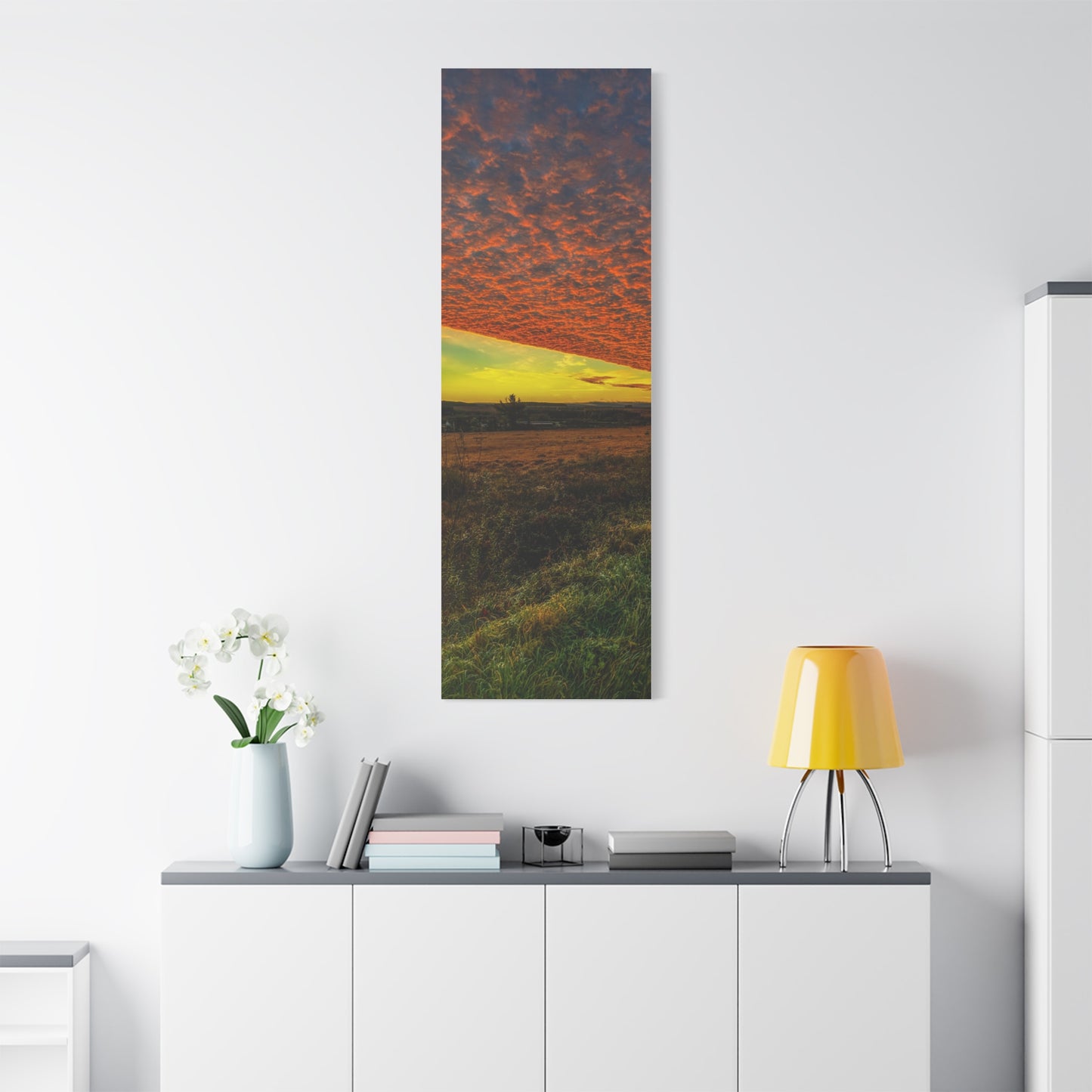 Cloudy Sunset Matte Canvas, Stretched, 1.25"
