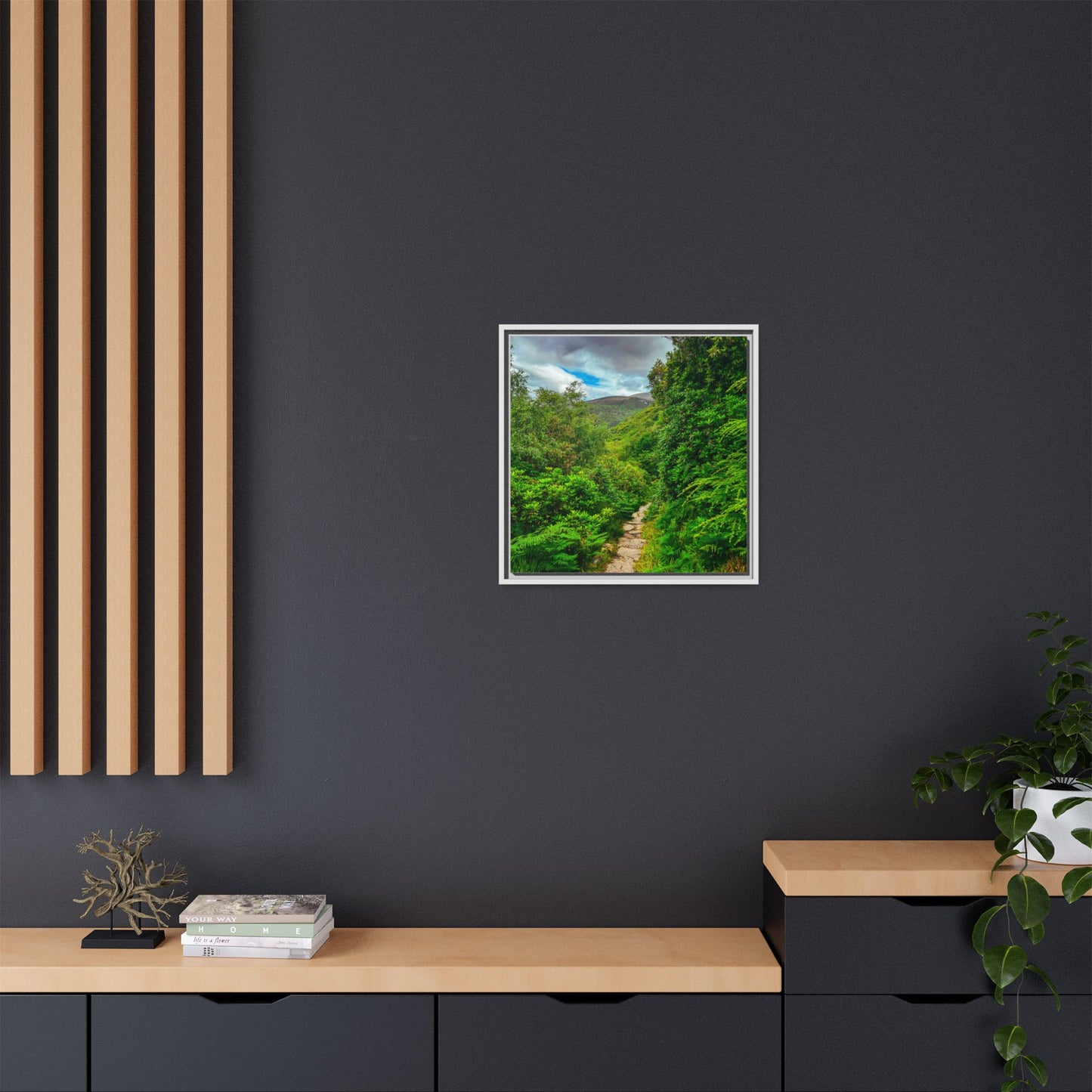 Torc Trail Matte Canvas, Framed (Multi-color)