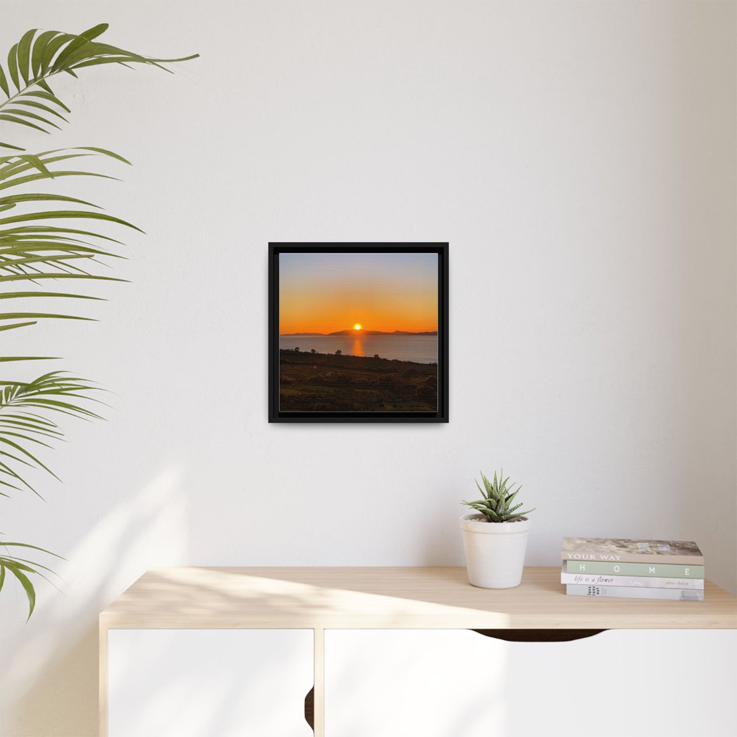 Sunset Ring Of Kerry Matte Canvas, Framed (Multi-color)