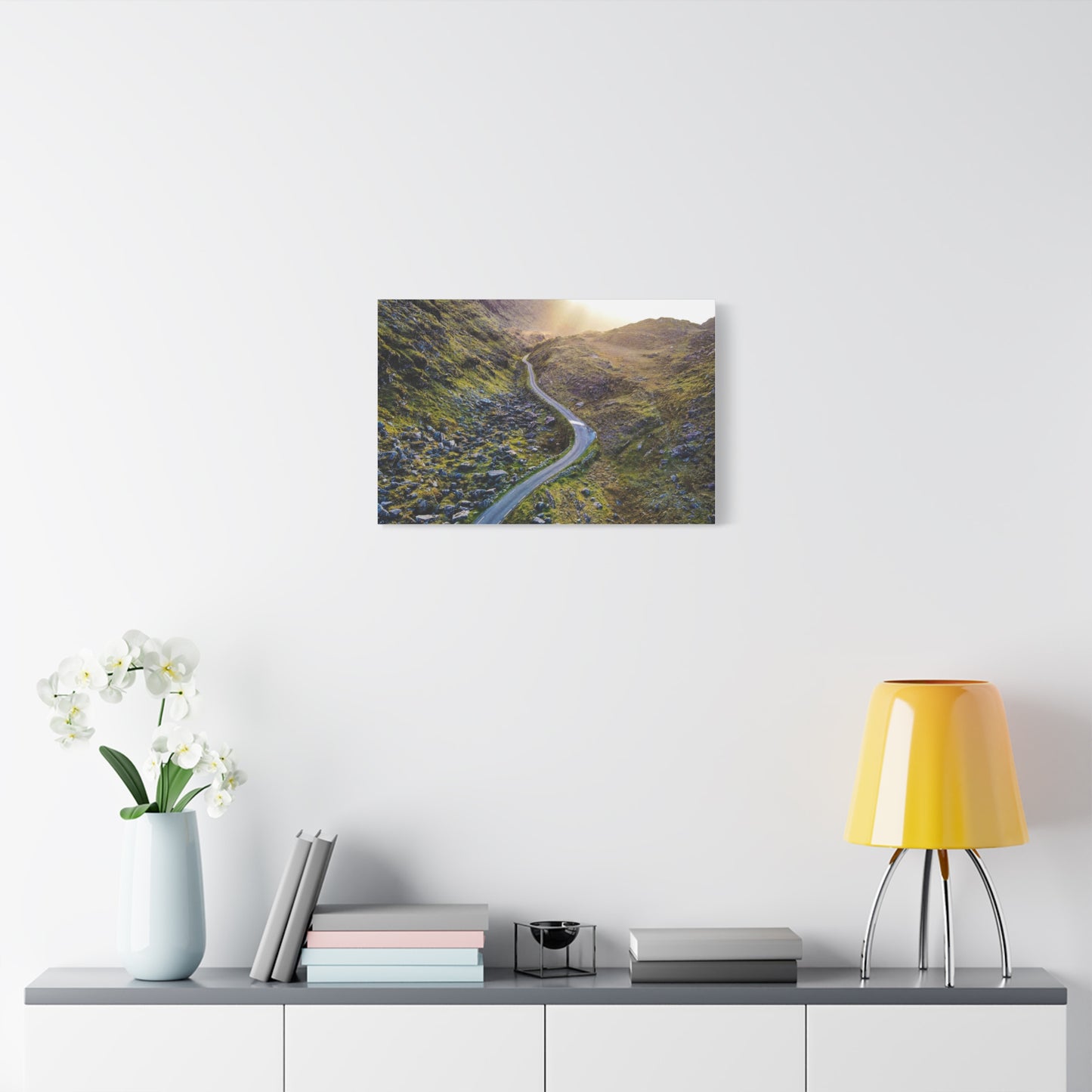 Valley Road Matte Canvas, Stretched, 1.25"