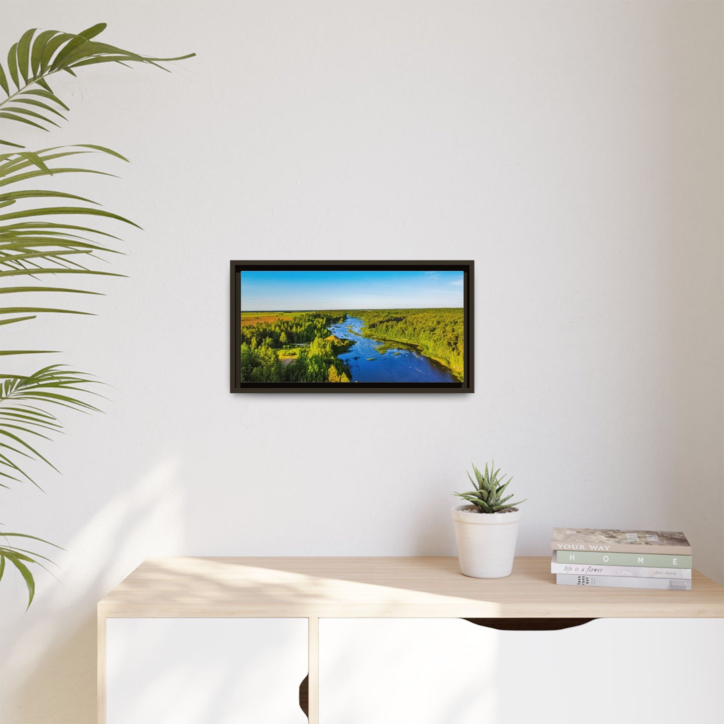 Zagares Lake Matte Canvas, Framed (Multi-color)