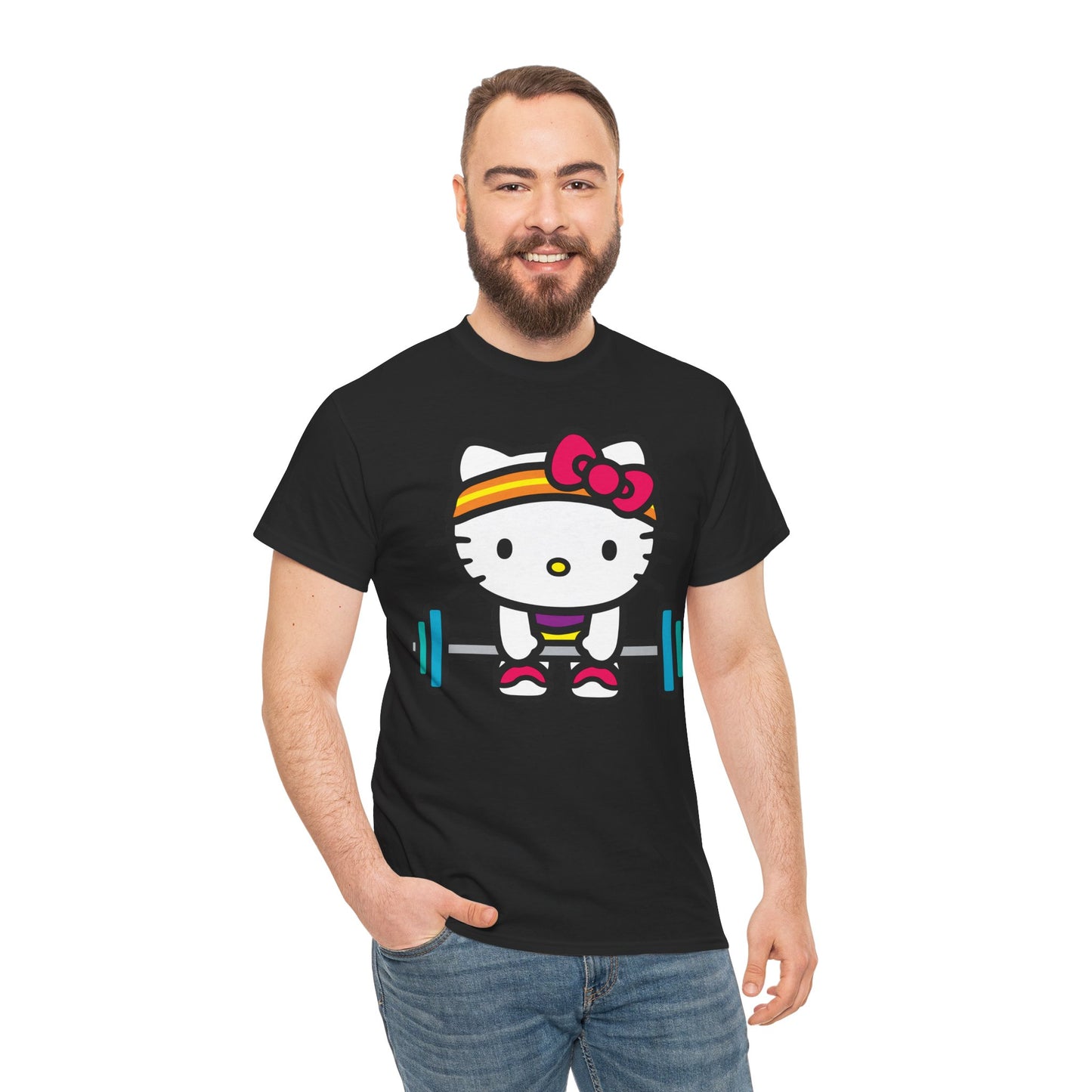 Kitty Gym Unisex Heavy Cotton Tee
