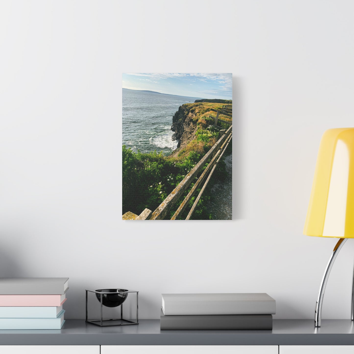 Ballybunion Cliff Walk Matte Canvas, Stretched, 1.25"