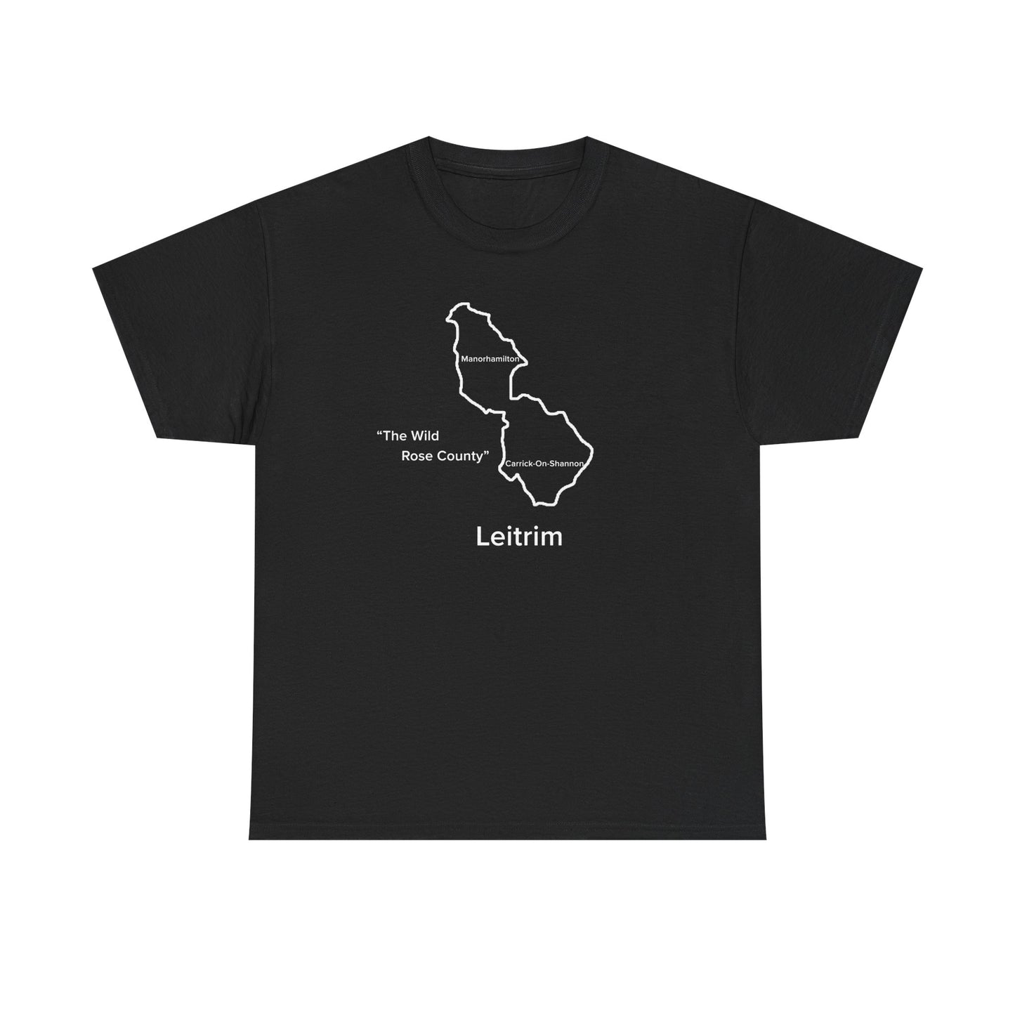 Leitrim Unisex Heavy Cotton T-Shirt Black Edition