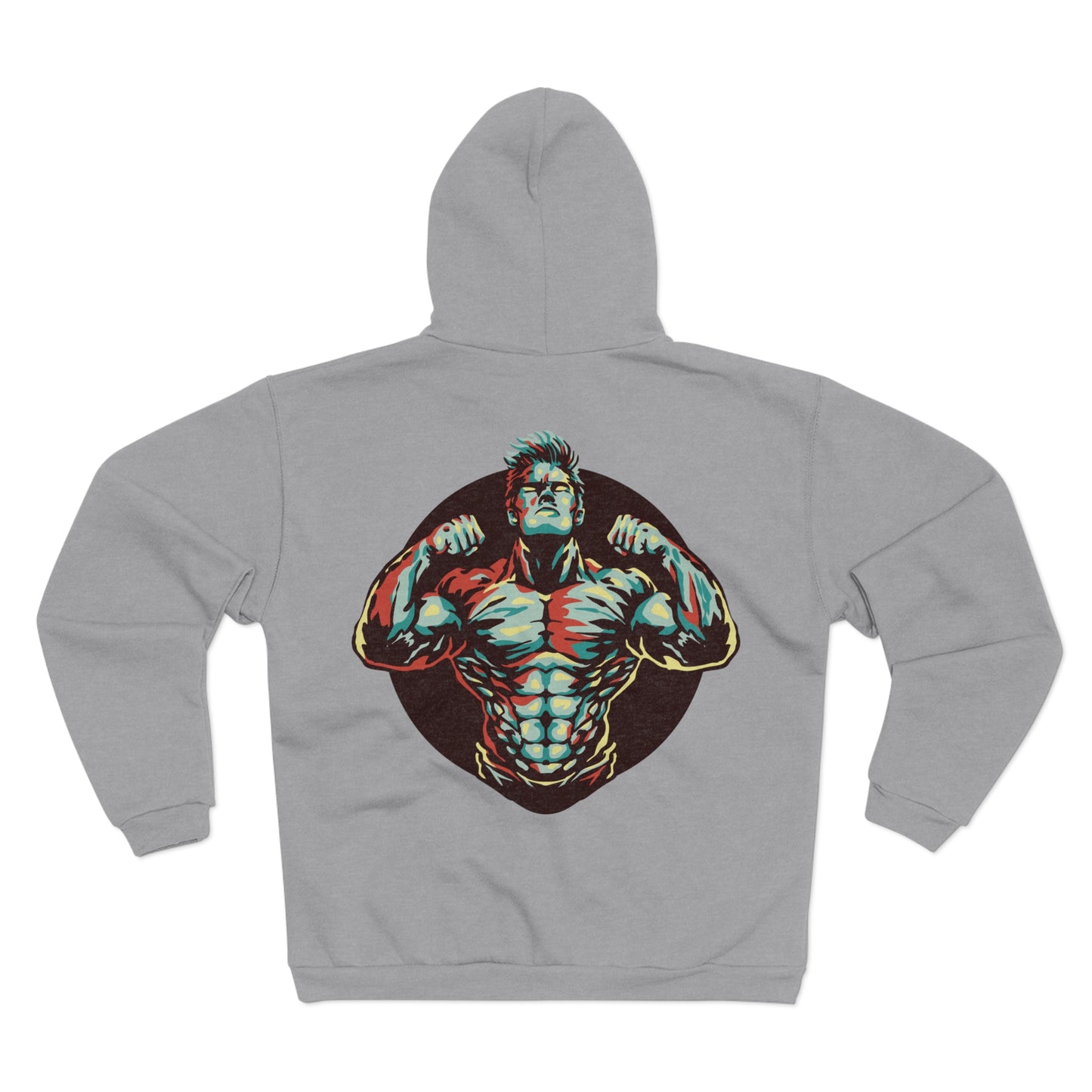 Muscle Power Unisex Zip-Up Hoodie - Strength & Fitness Apparel