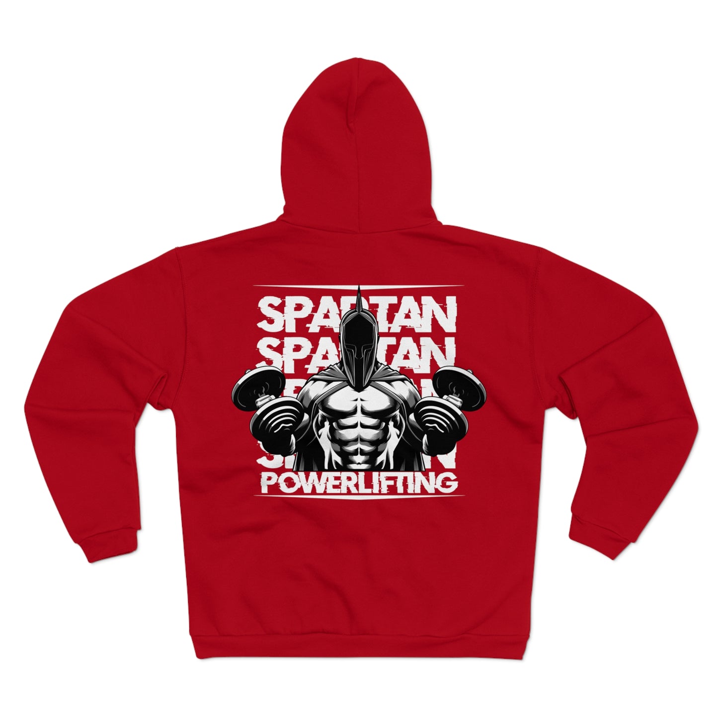 Spartan Powerlifting Unisex Hooded Zip Sweatshirt