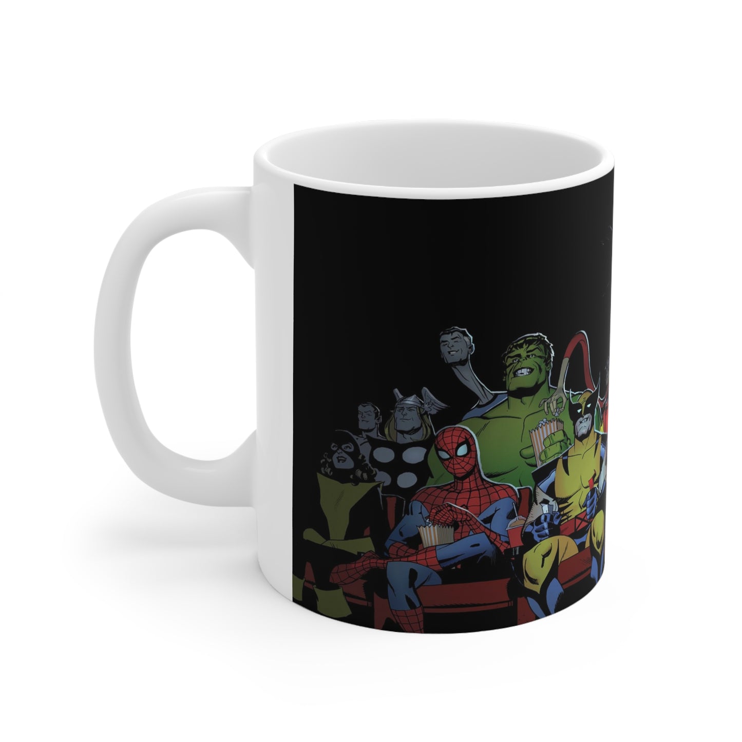 Superhero Ceramic Coffee Mug – 11oz & 15oz – Perfect for Comic Fans
