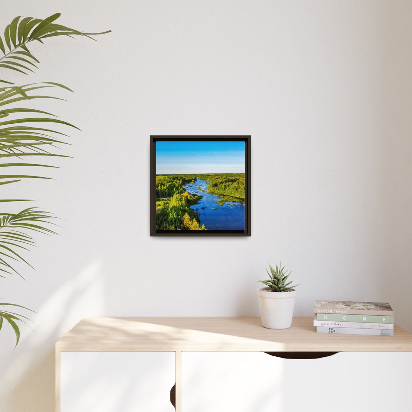 Zagares Lake Matte Canvas, Framed (Multi-color)
