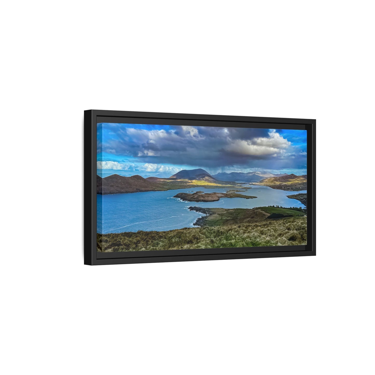 Unknown Mountain Matte Canvas, Framed (Multi-color)