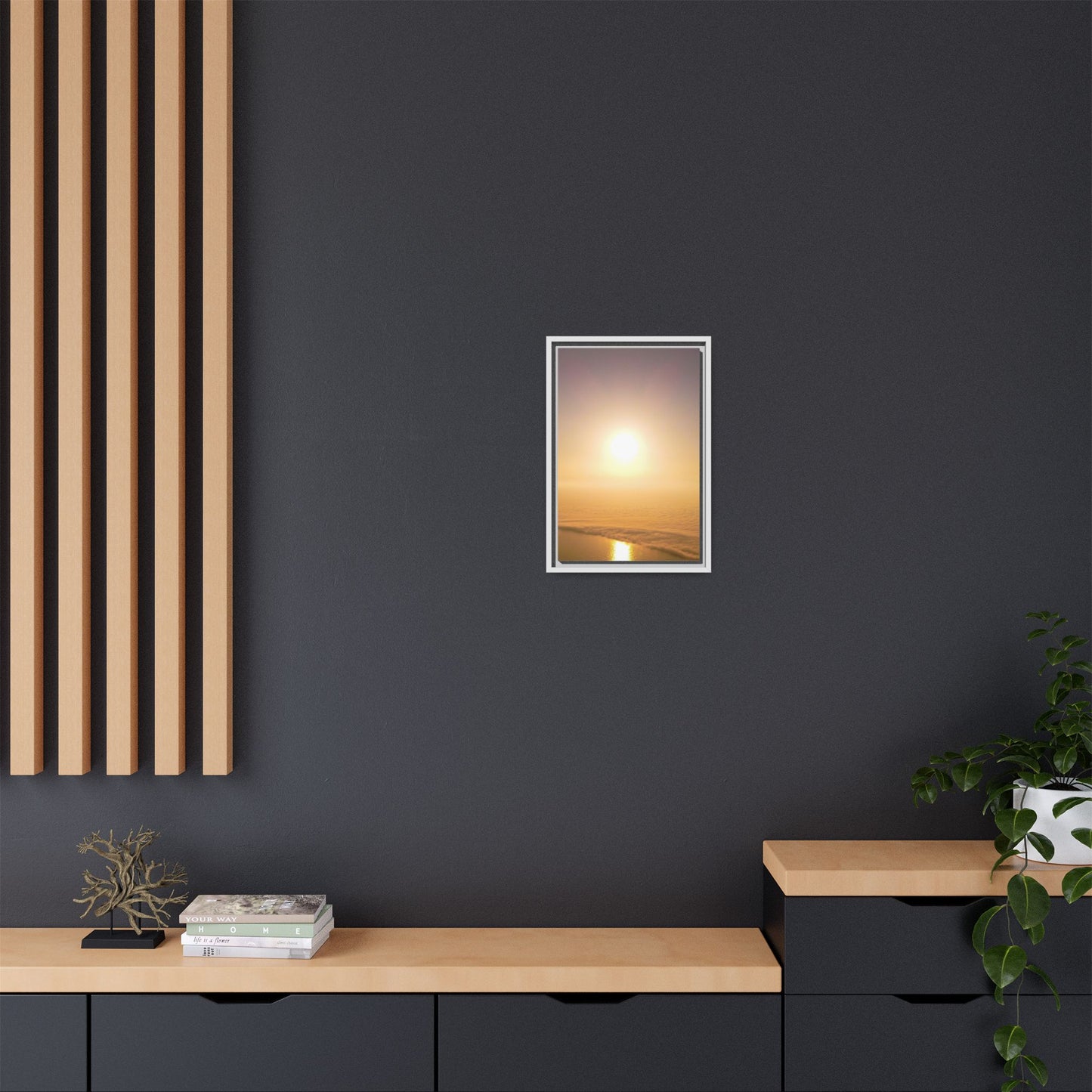 Sunset on Mount Brandon Matte Canvas, Framed (Multi-color)