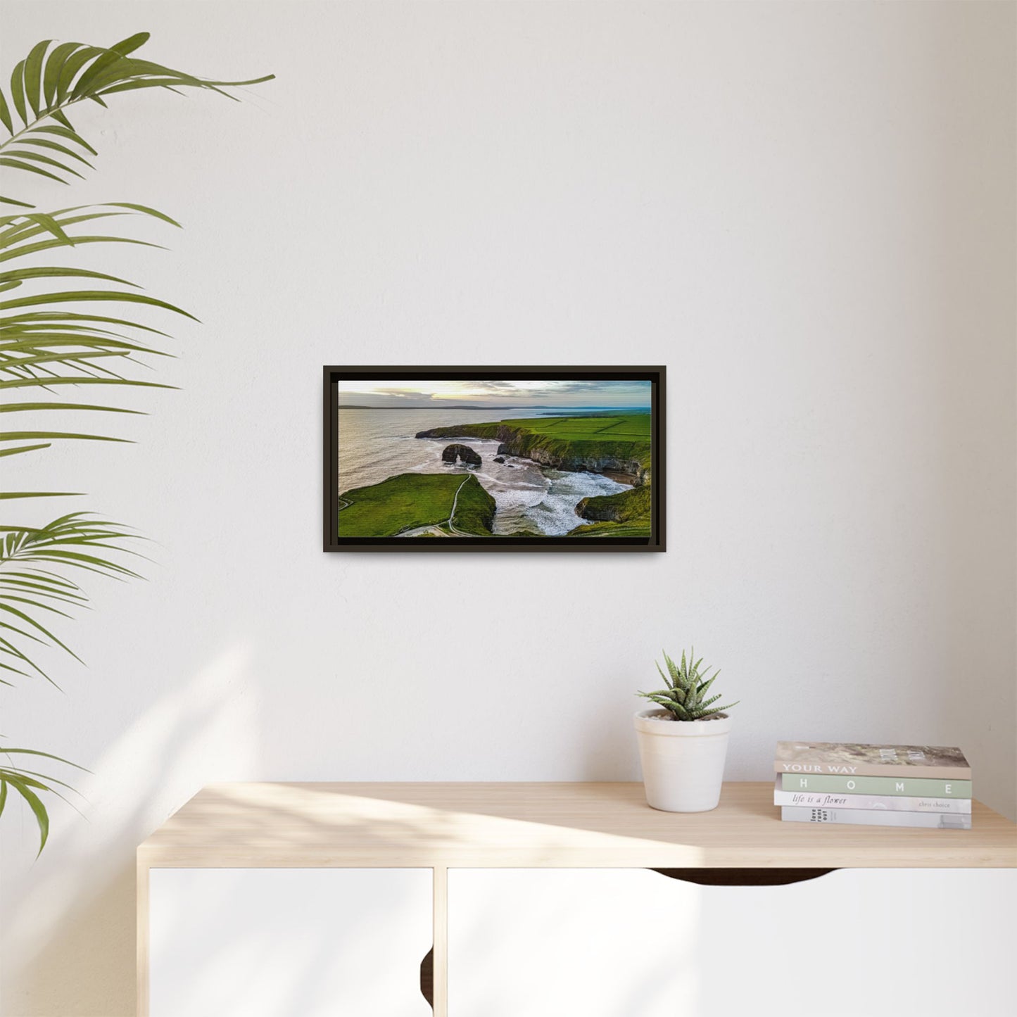 Virgin Rock Matte Canvas, Framed (Multi-color)